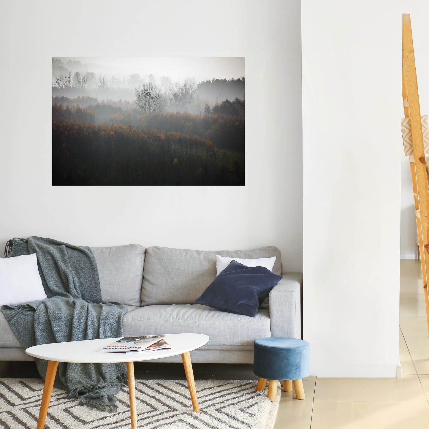 Poster orizzontale staccabile e attaccabile AUTUMNAL HAZE