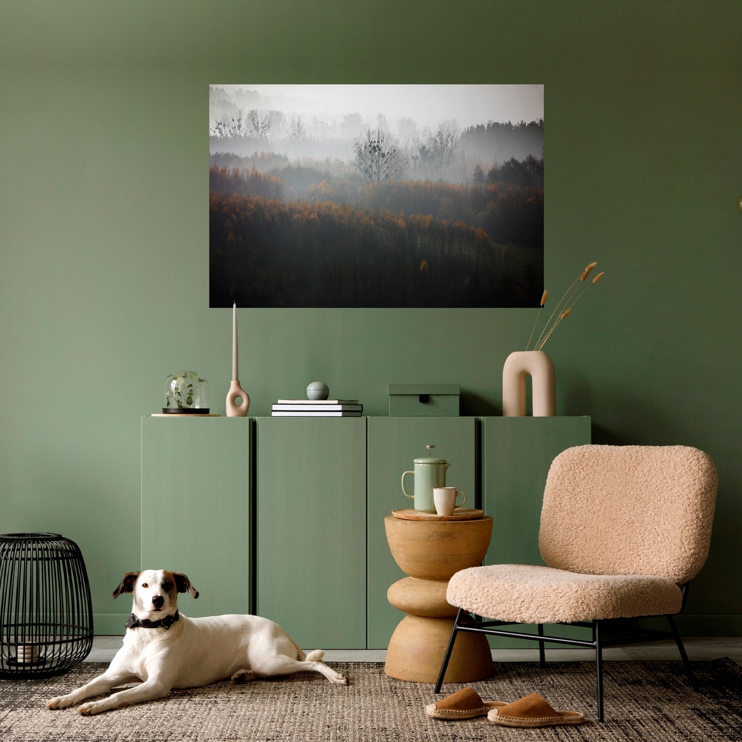 Poster orizzontale staccabile e attaccabile AUTUMNAL HAZE