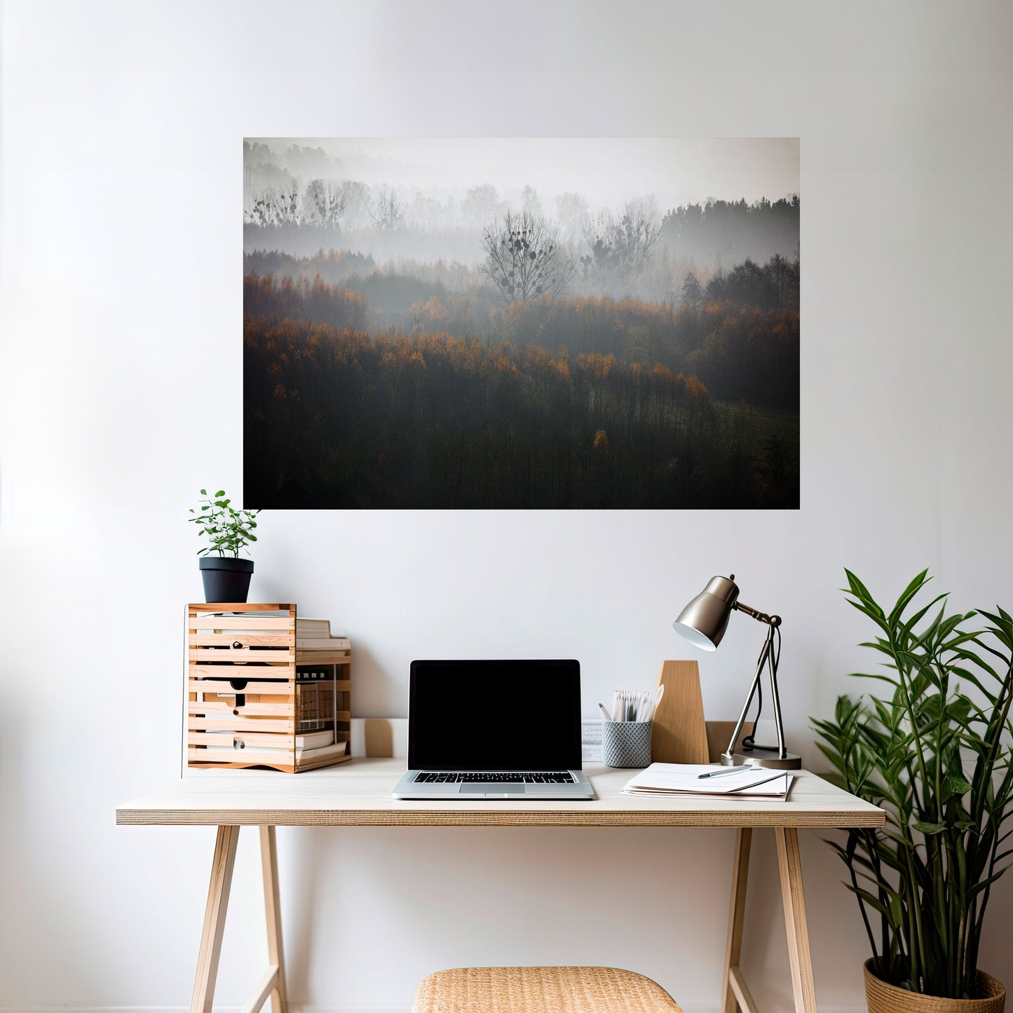 Poster orizzontale staccabile e attaccabile AUTUMNAL HAZE