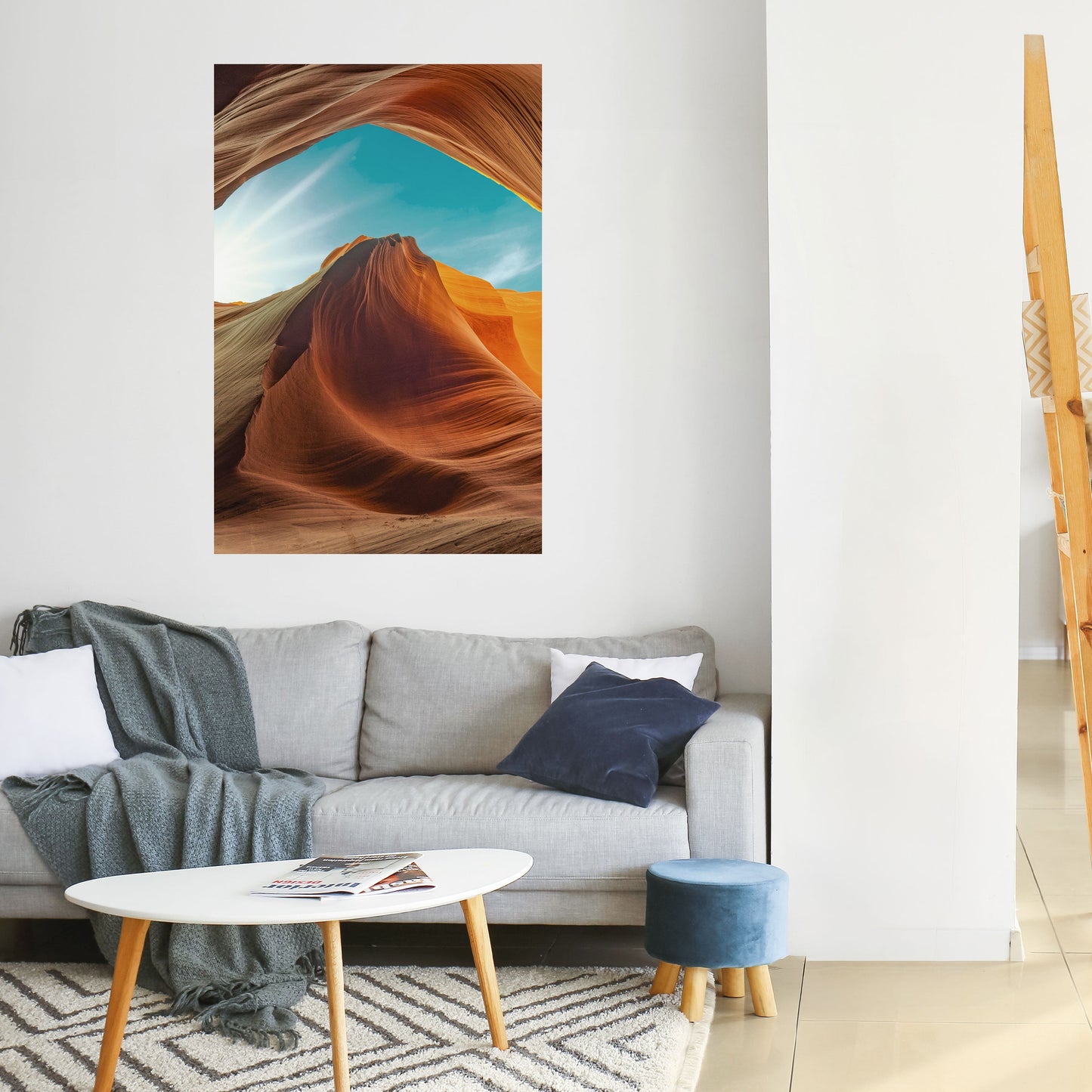 Poster verticale staccabile e attaccabile THE CANYON'S WHISPER