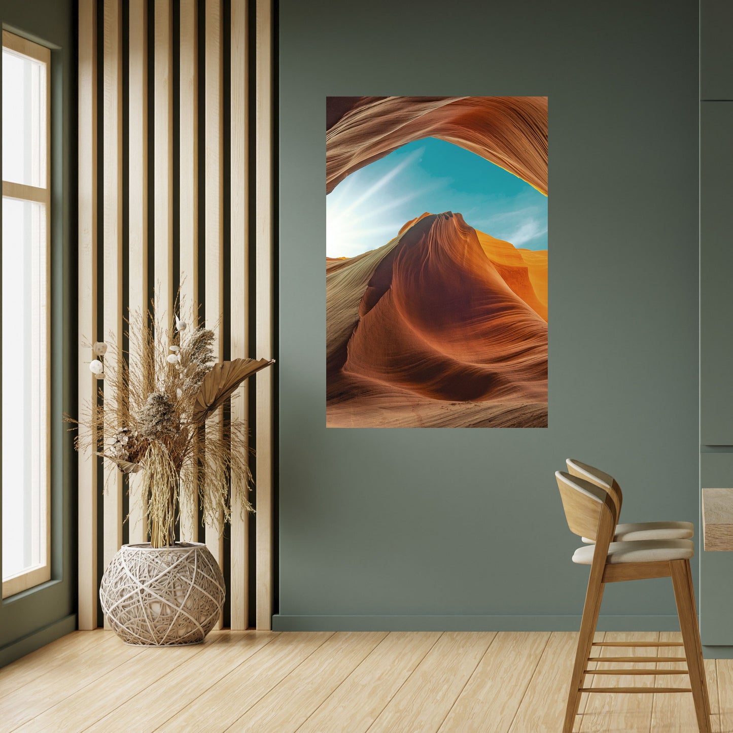 Poster verticale staccabile e attaccabile THE CANYON'S WHISPER