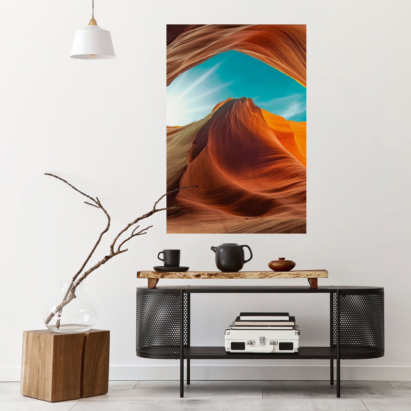 Poster verticale staccabile e attaccabile THE CANYON'S WHISPER