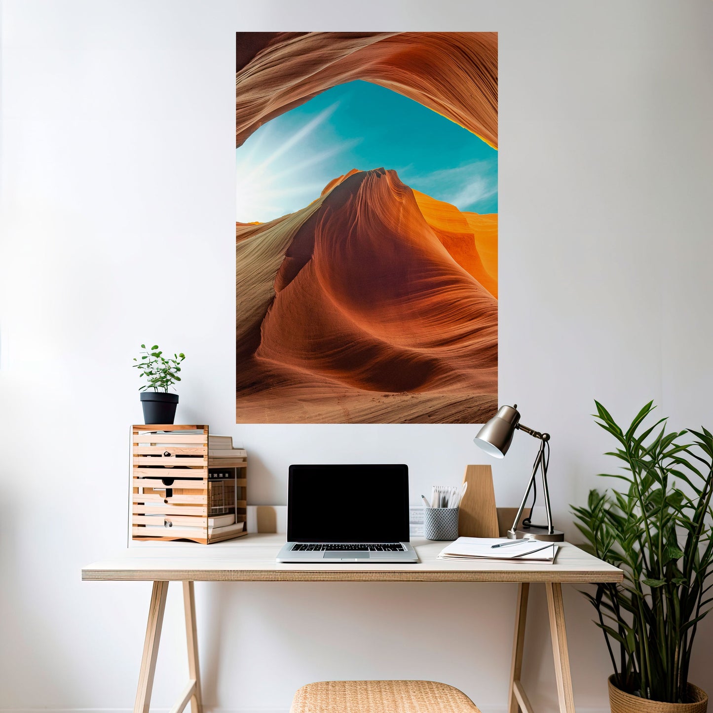 Poster verticale staccabile e attaccabile THE CANYON'S WHISPER