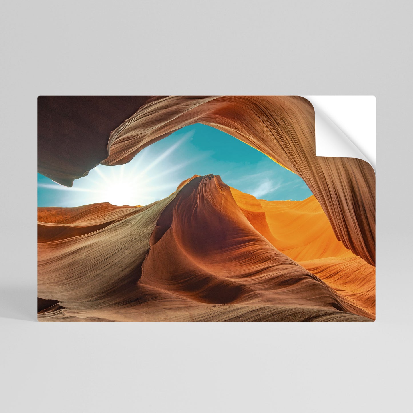 Poster orizzontale staccabile e attaccabile THE CANYON'S WHISPER