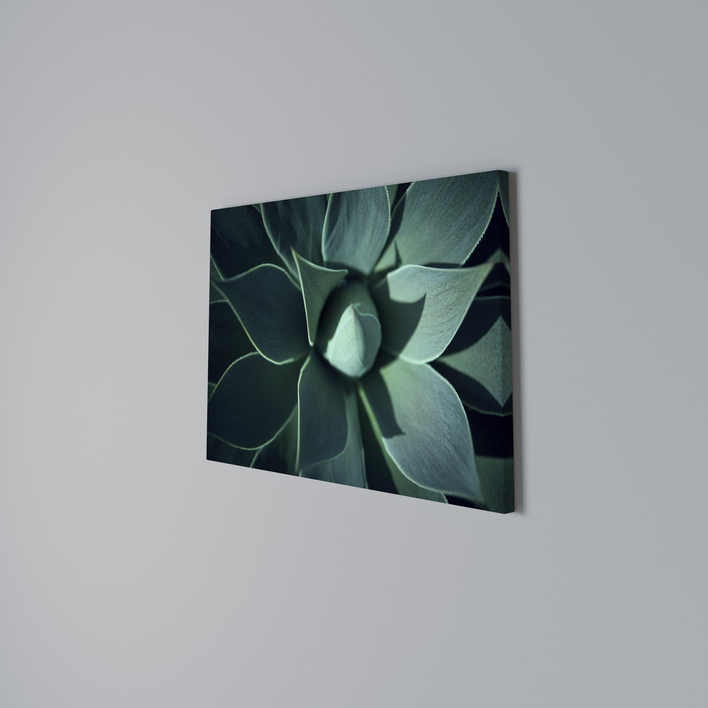 MYSTICAL GREEN WHORL Stampa su tela orizzontale