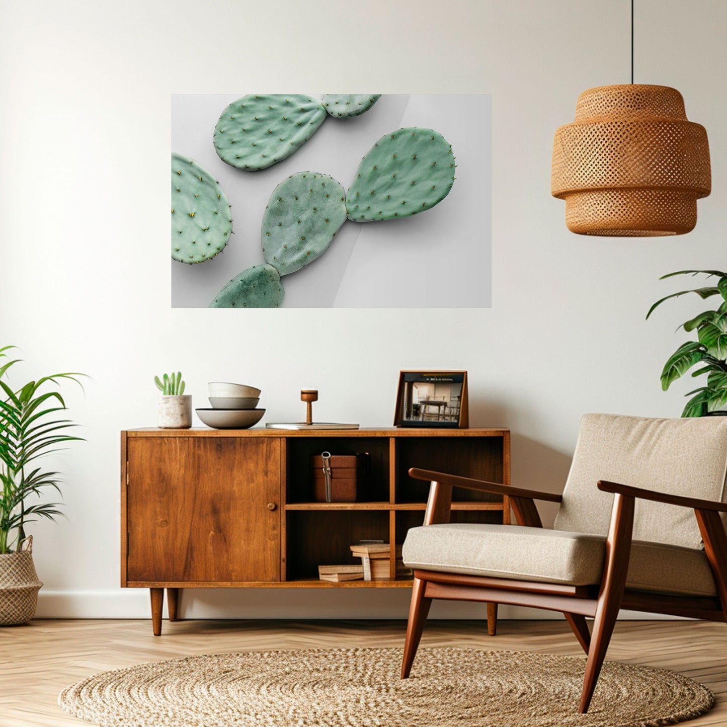 CACTUS DREAMSCAPE Poster orizzontale staccabile e attaccabile