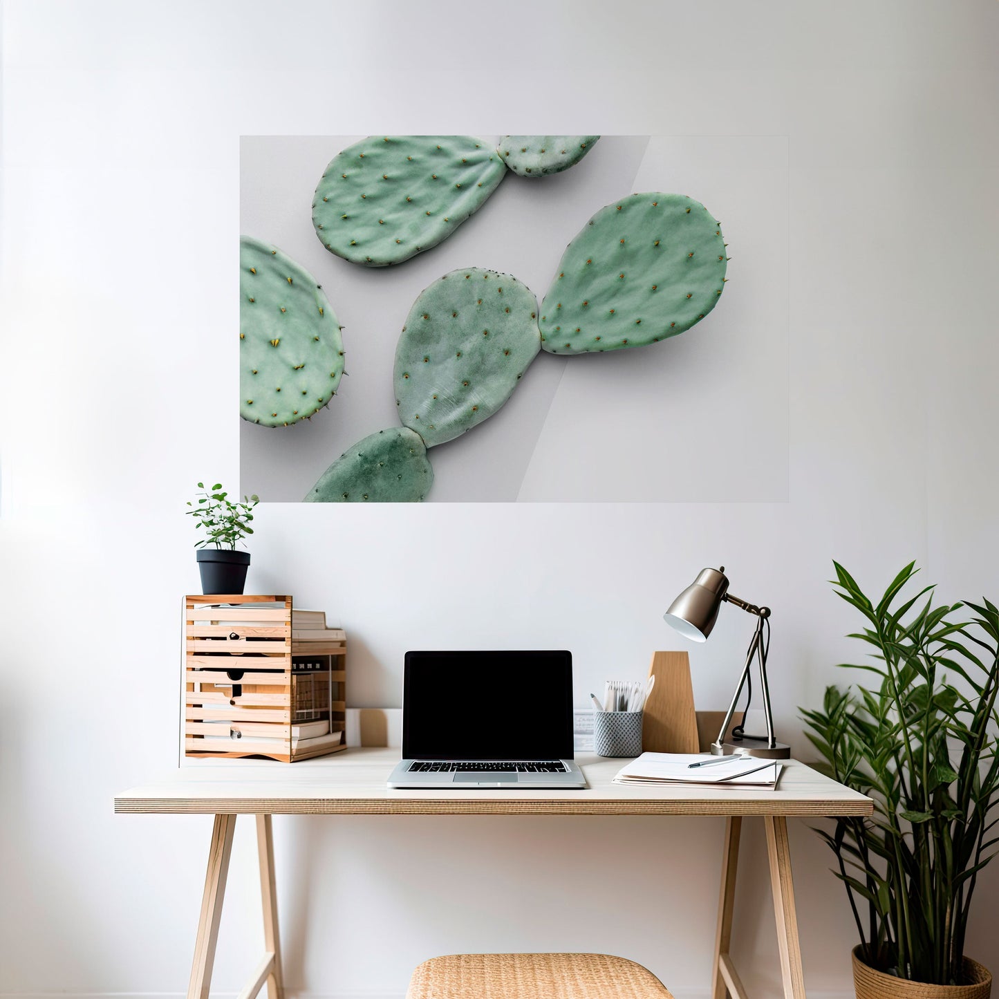 CACTUS DREAMSCAPE Poster orizzontale staccabile e attaccabile