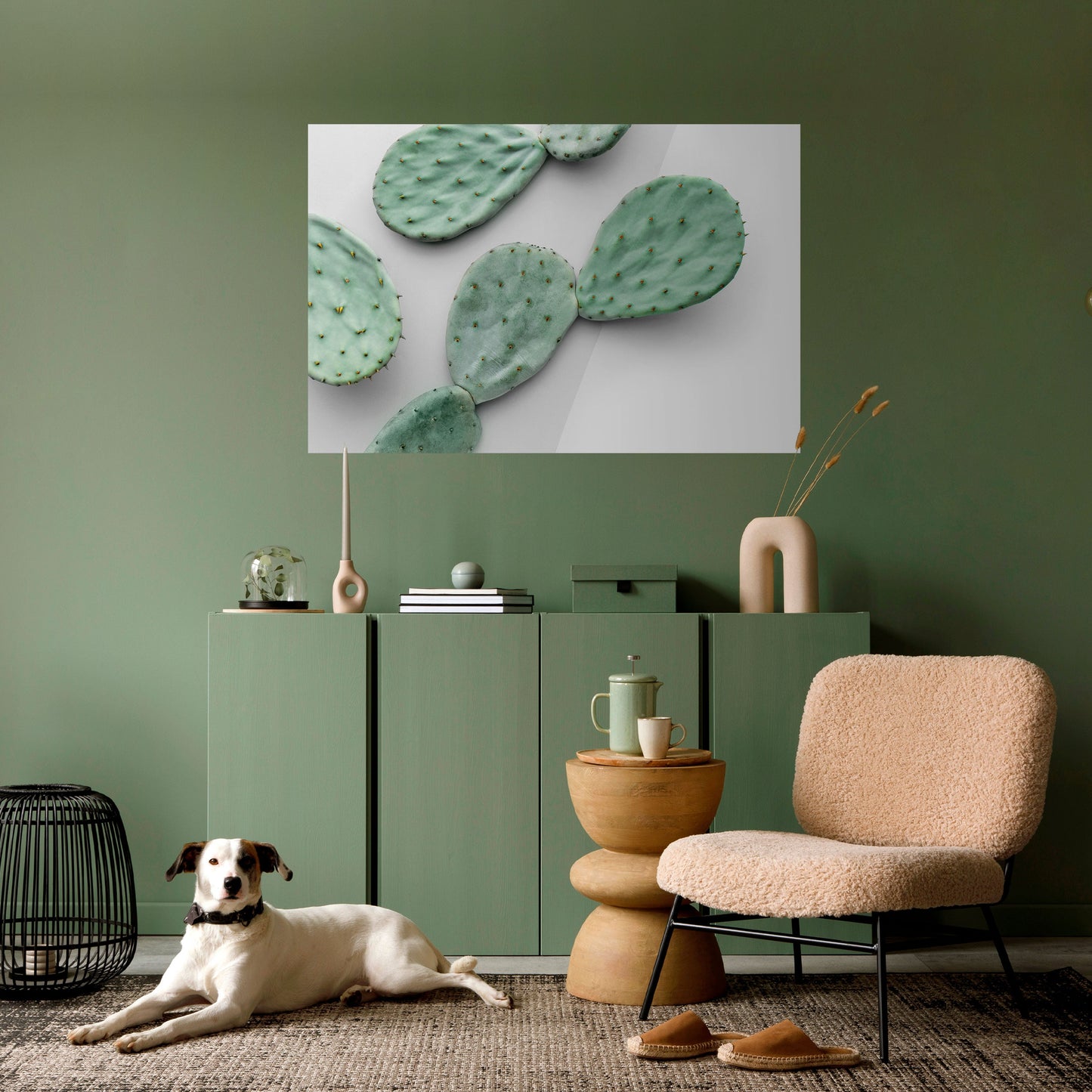 CACTUS DREAMSCAPE Poster orizzontale staccabile e attaccabile