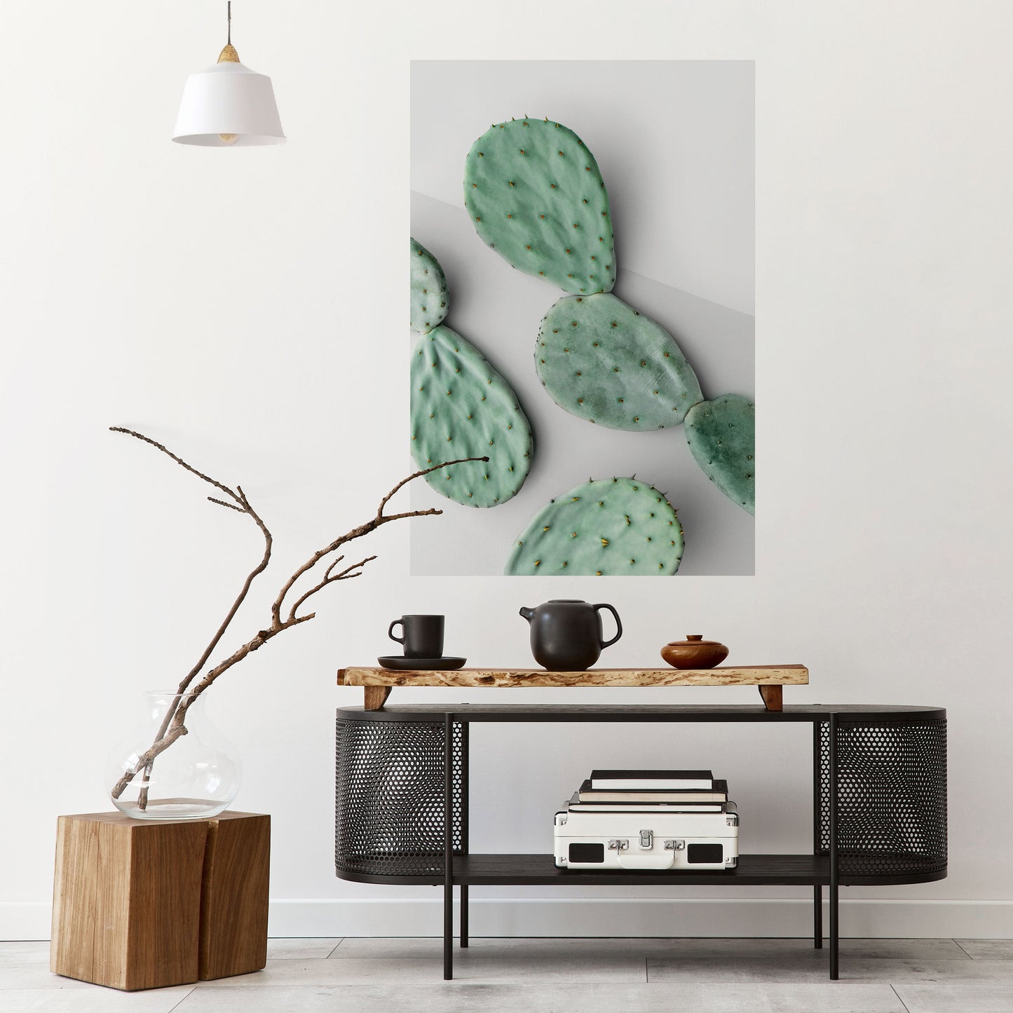 CACTUS DREAMSCAPE Poster verticale staccabile e attaccabile