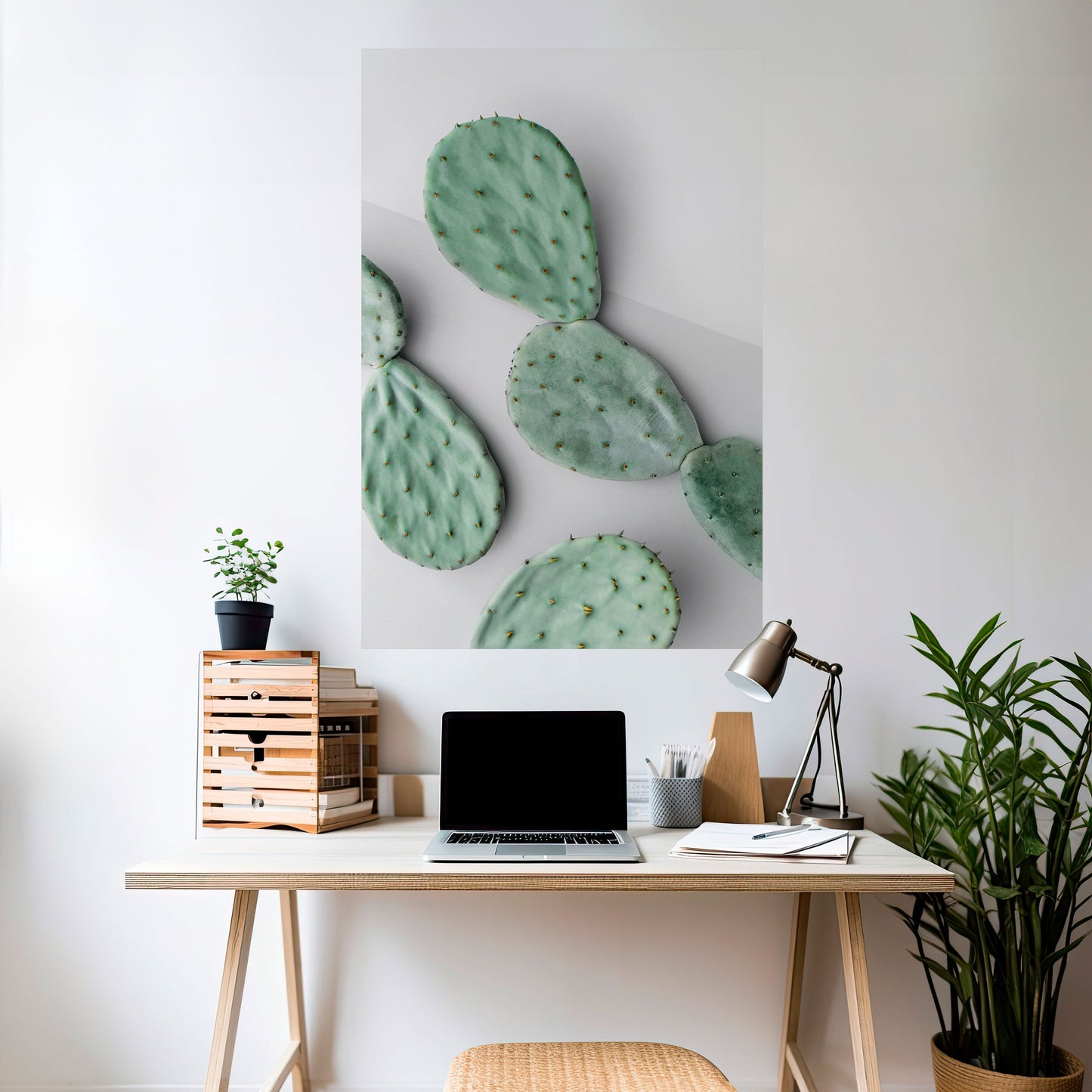 CACTUS DREAMSCAPE Poster verticale staccabile e attaccabile
