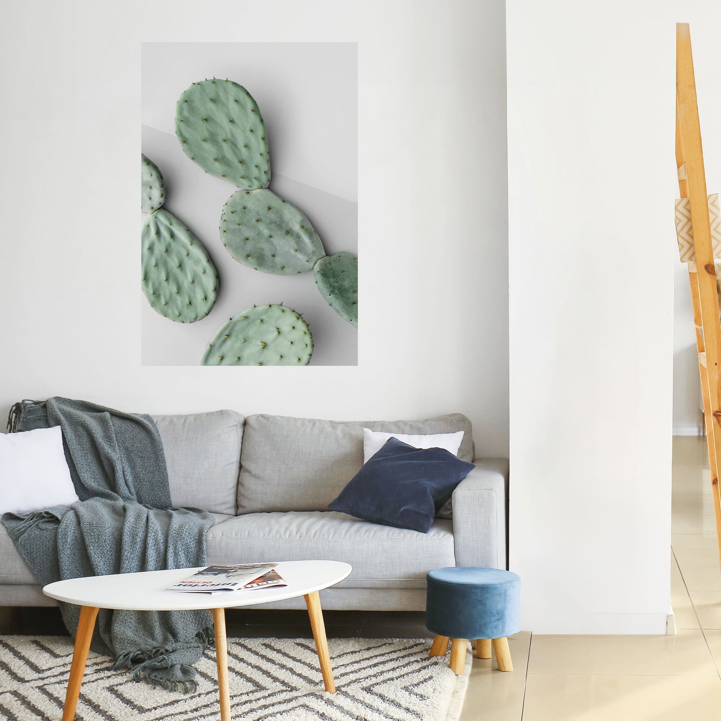 CACTUS DREAMSCAPE Poster verticale staccabile e attaccabile