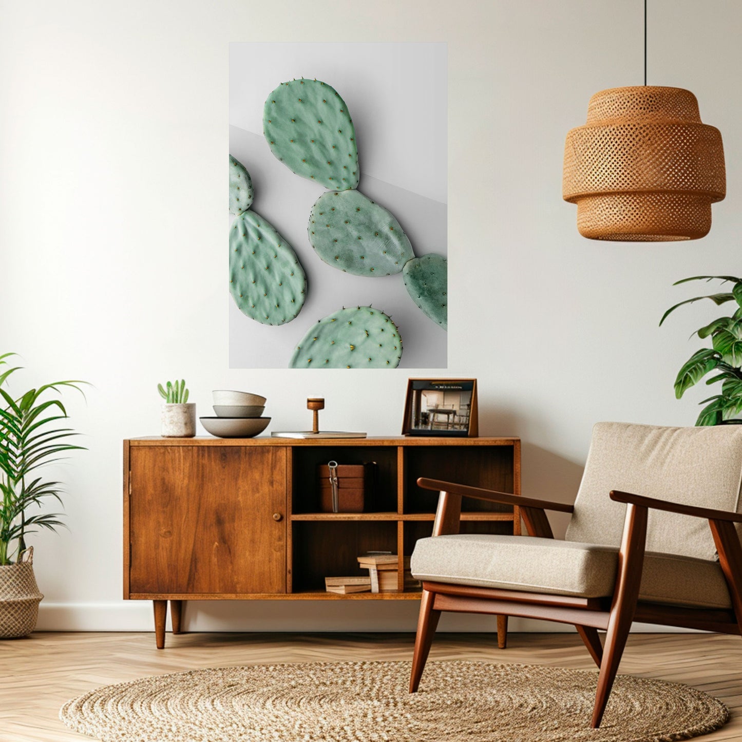 CACTUS DREAMSCAPE Poster verticale staccabile e attaccabile