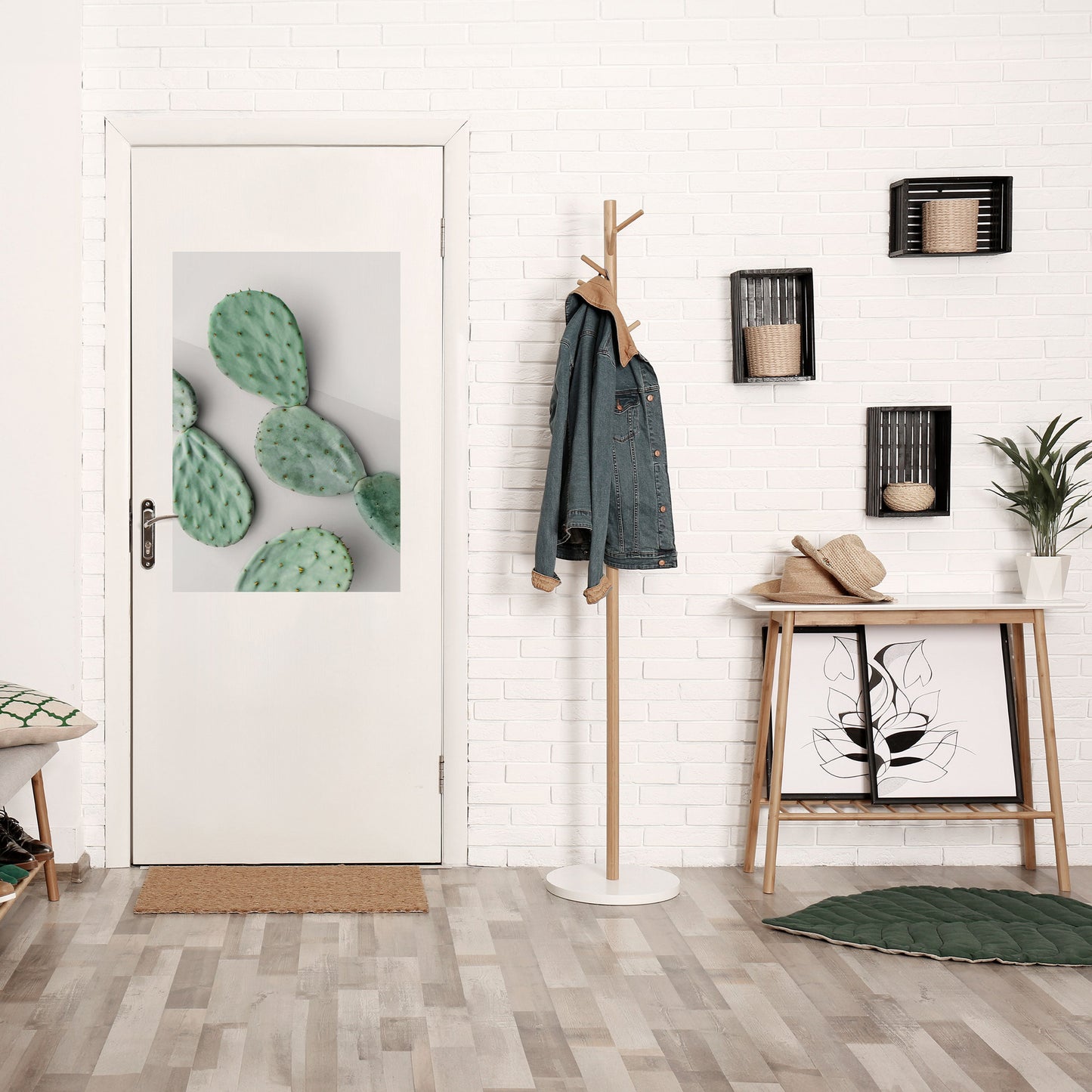 CACTUS DREAMSCAPE Poster verticale staccabile e attaccabile