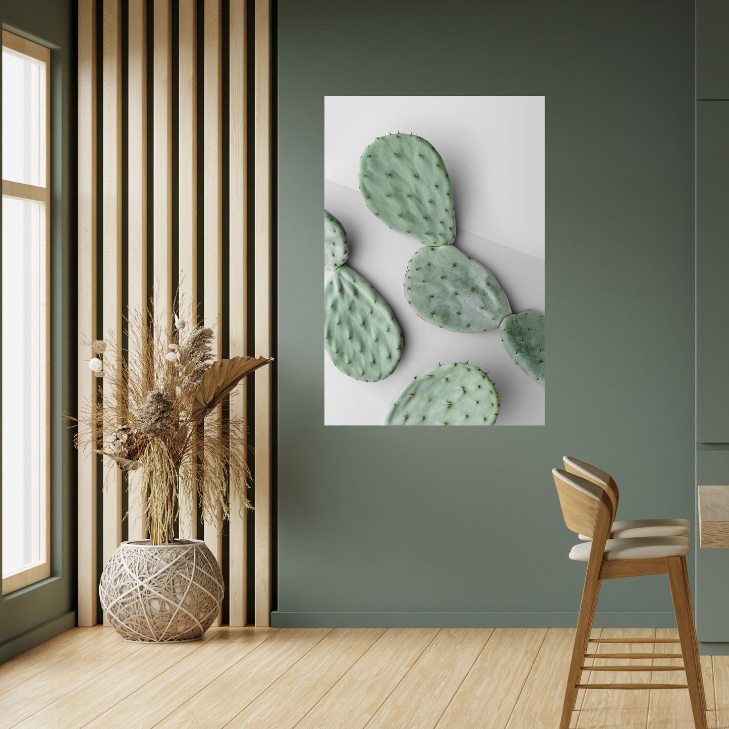 CACTUS DREAMSCAPE Poster verticale staccabile e attaccabile