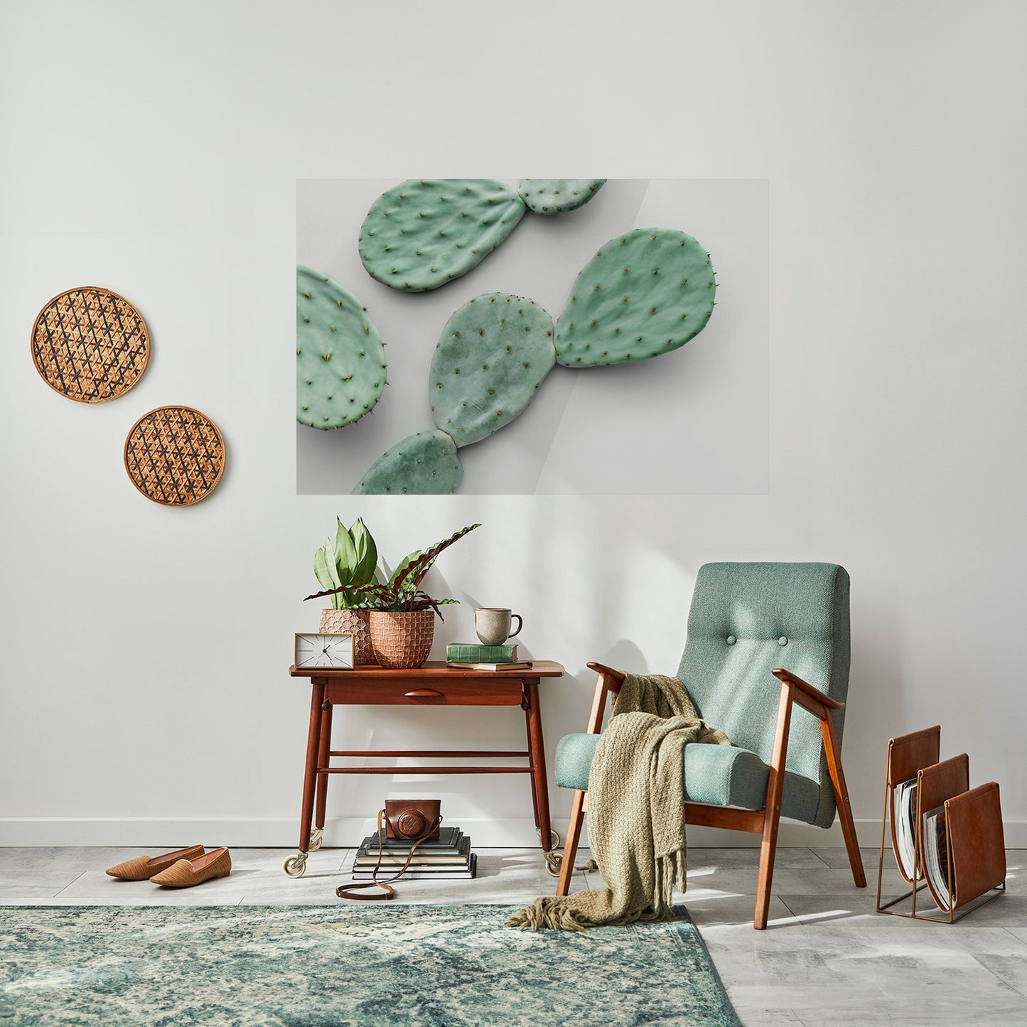 CACTUS DREAMSCAPE Poster orizzontale staccabile e attaccabile