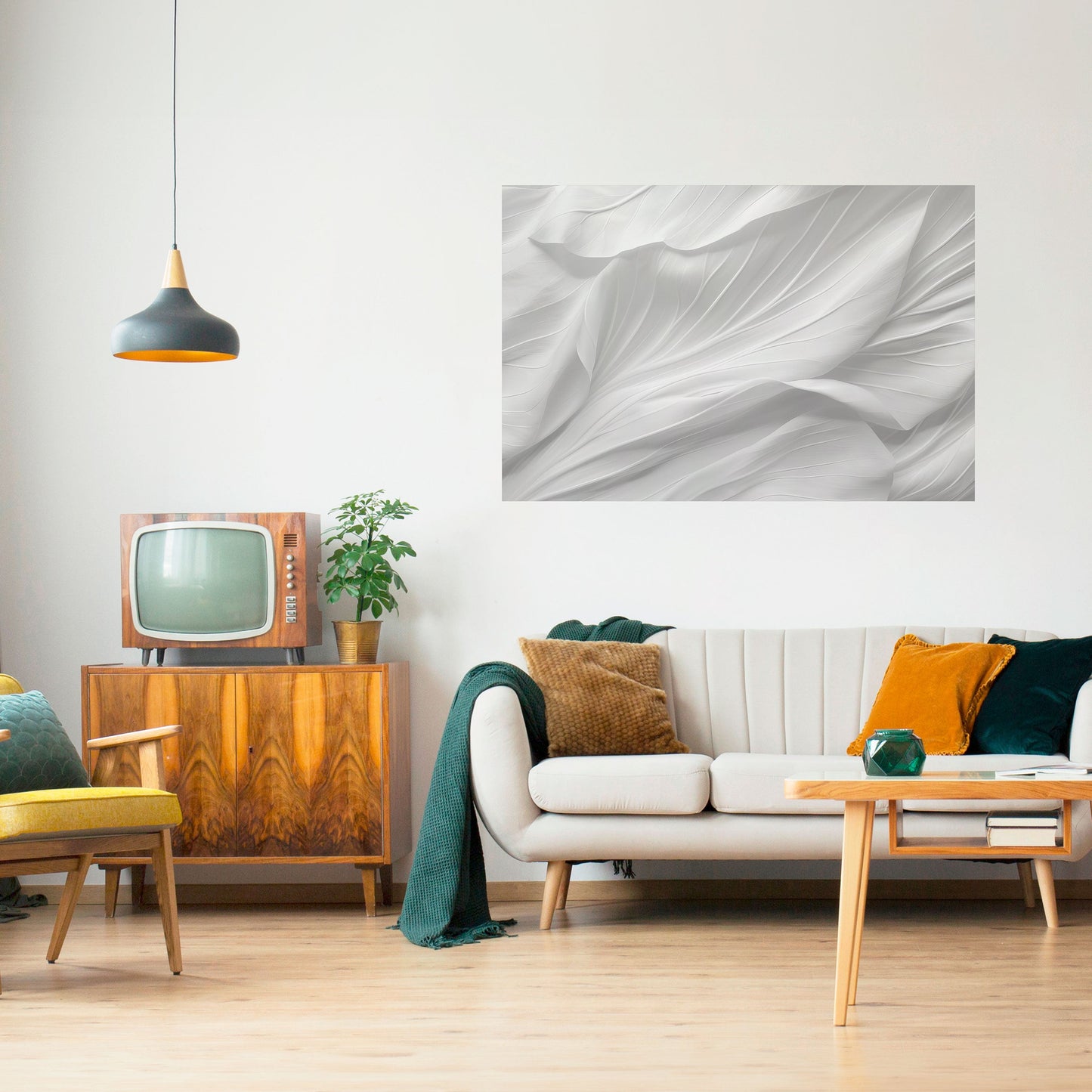 SILKEN SERENITY Poster orizzontale staccabile e attaccabile