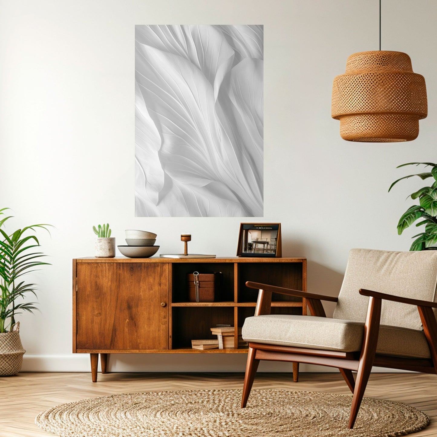 SILKEN SERENITY Poster verticale staccabile e attaccabile