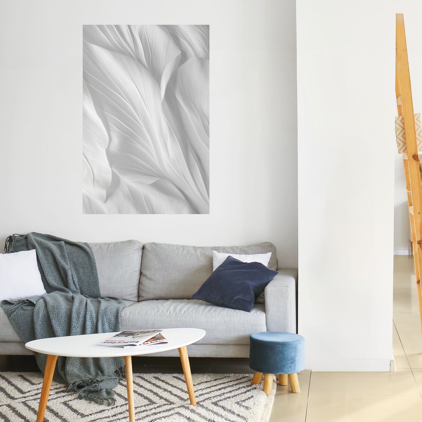 SILKEN SERENITY Poster verticale staccabile e attaccabile