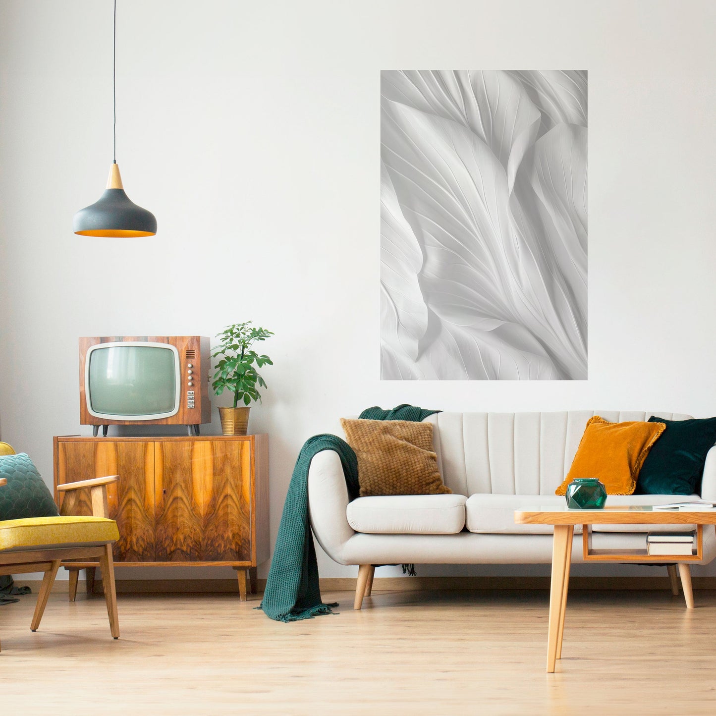 SILKEN SERENITY Poster verticale staccabile e attaccabile