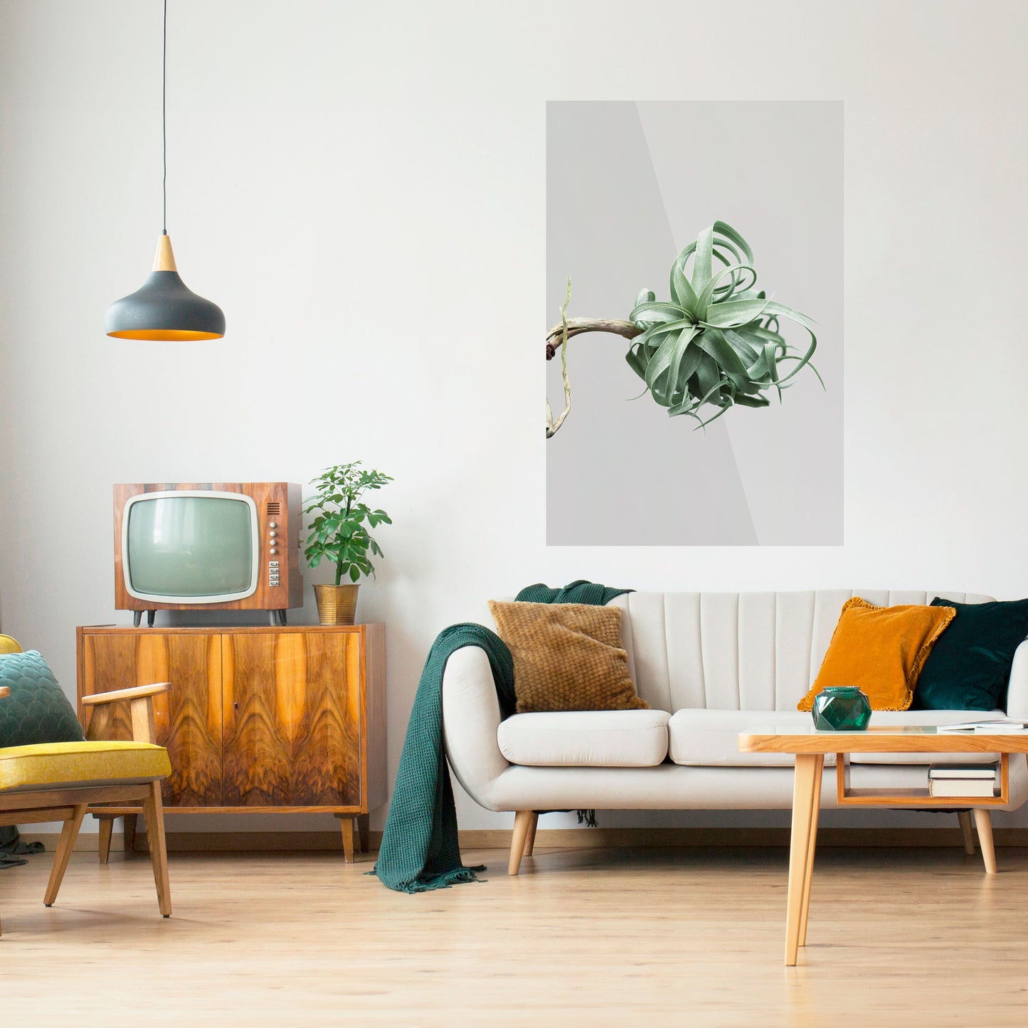 TANGLE OF NATURE Poster verticale staccabile e attaccabile
