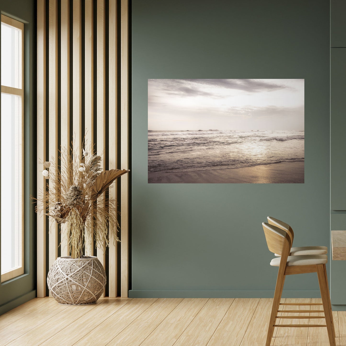 Poster orizzontale staccabile e attaccabile "WHISPERS OF THE OCEAN"