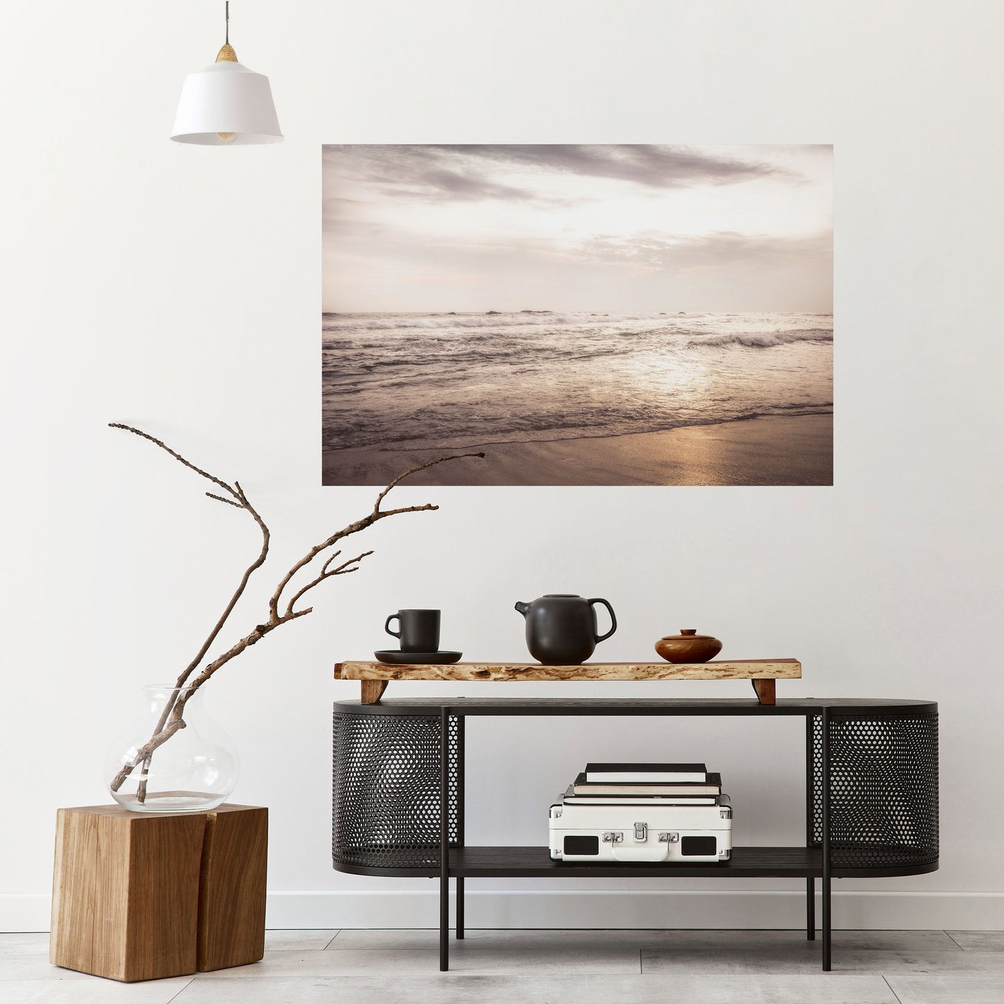 Poster orizzontale staccabile e attaccabile "WHISPERS OF THE OCEAN"