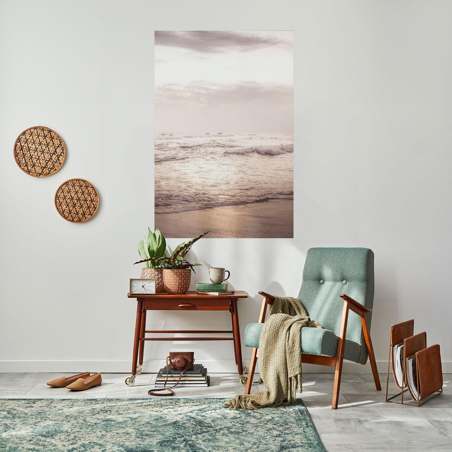 Poster verticale staccabile e attaccabile "WHISPERS OF THE OCEAN"