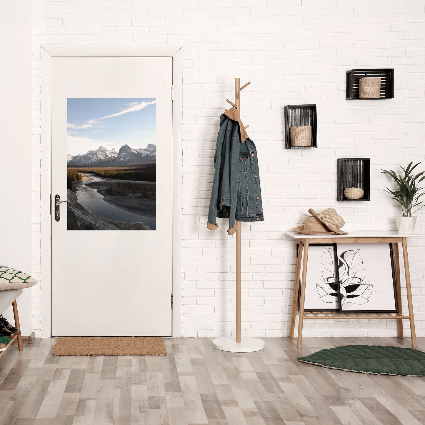ECHI DELLO SPLENDORE DELLA NATURA Poster verticale staccabile e attaccabile