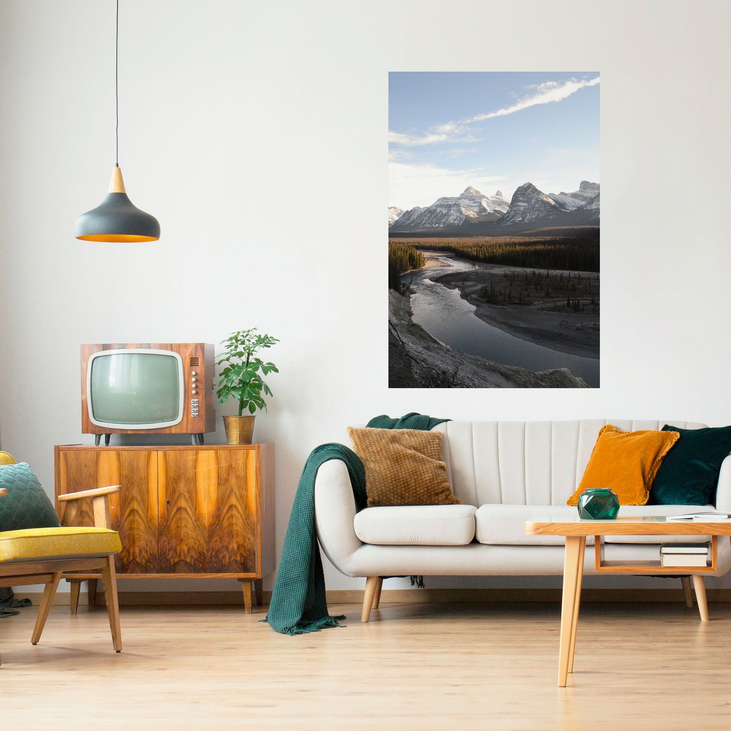 ECHI DELLO SPLENDORE DELLA NATURA Poster verticale staccabile e attaccabile