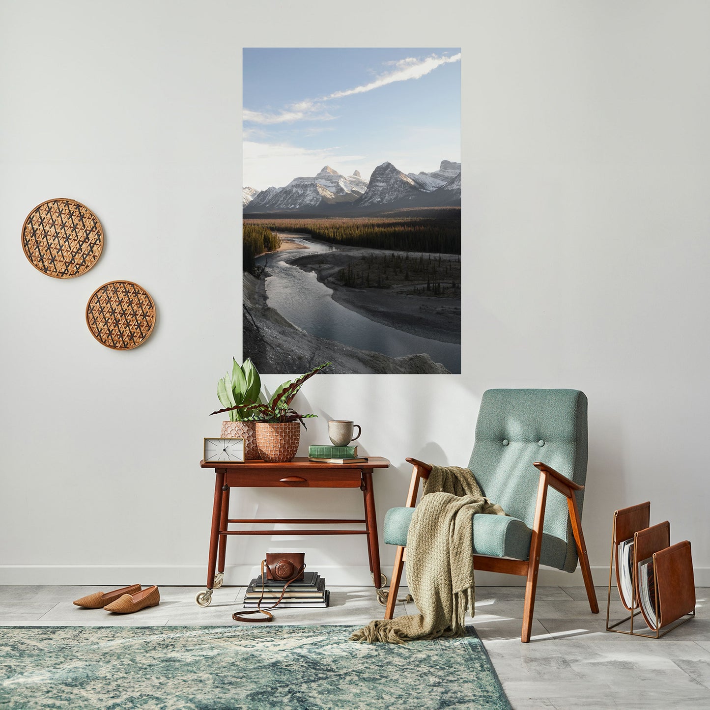 ECHI DELLO SPLENDORE DELLA NATURA Poster verticale staccabile e attaccabile