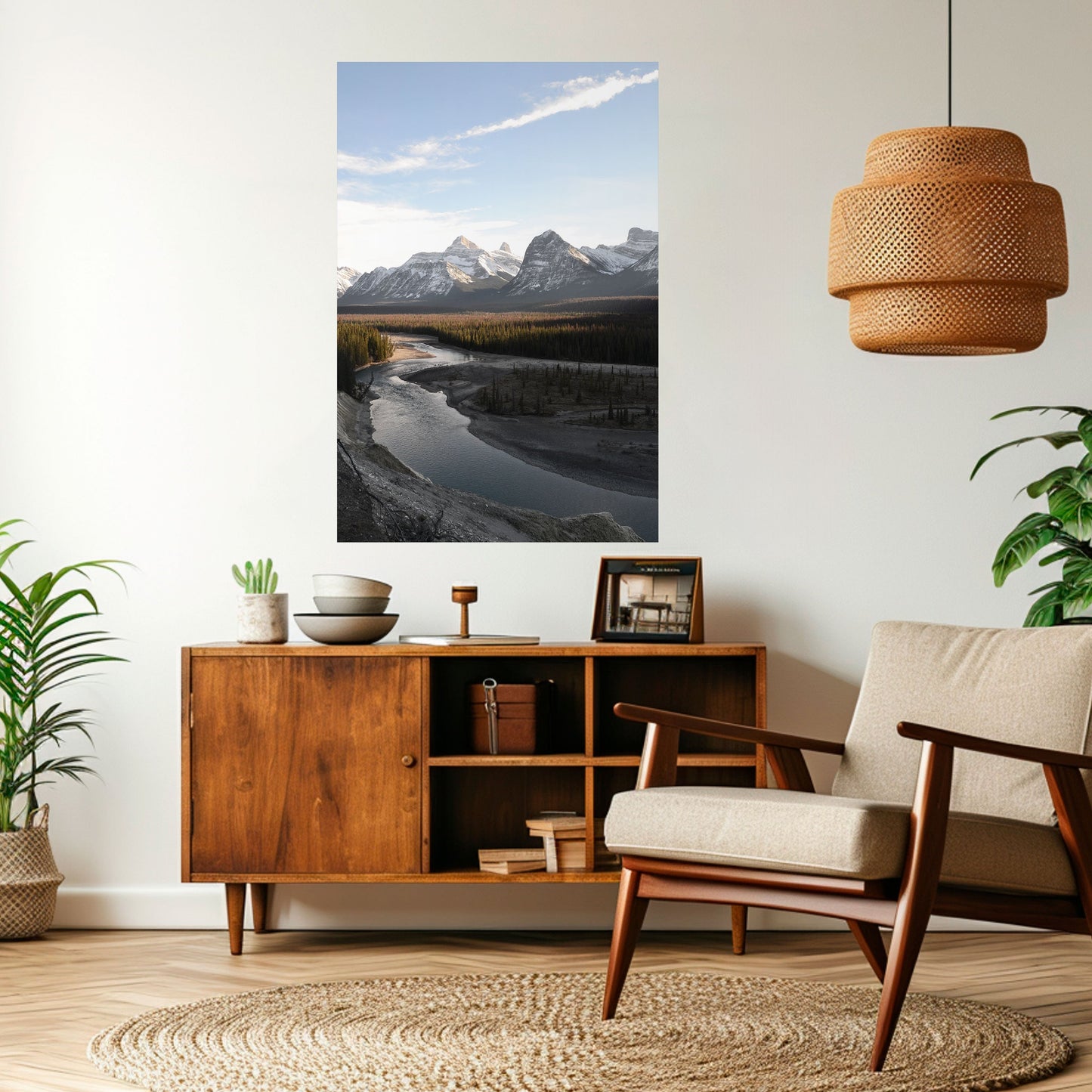 ECHI DELLO SPLENDORE DELLA NATURA Poster verticale staccabile e attaccabile