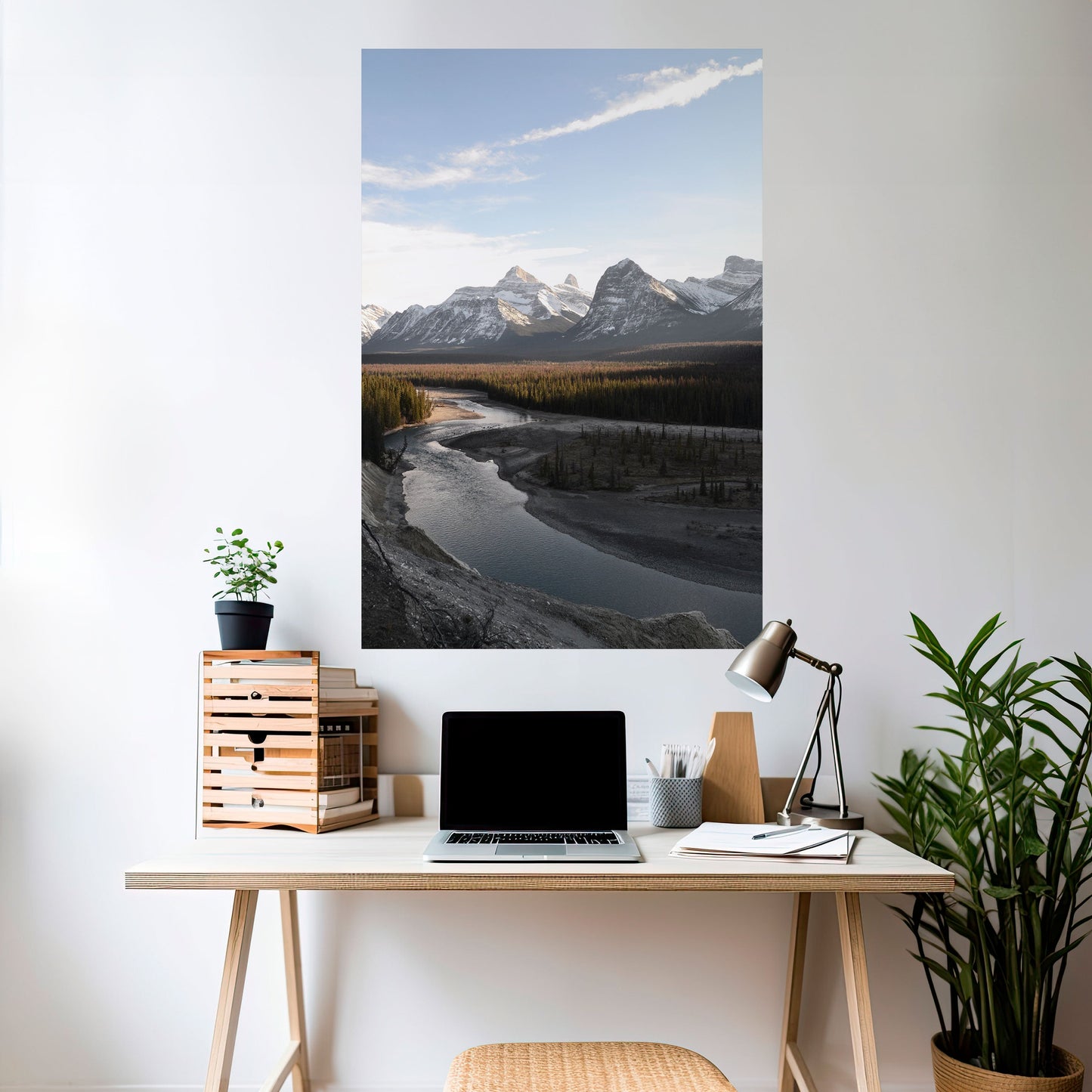 ECHI DELLO SPLENDORE DELLA NATURA Poster verticale staccabile e attaccabile