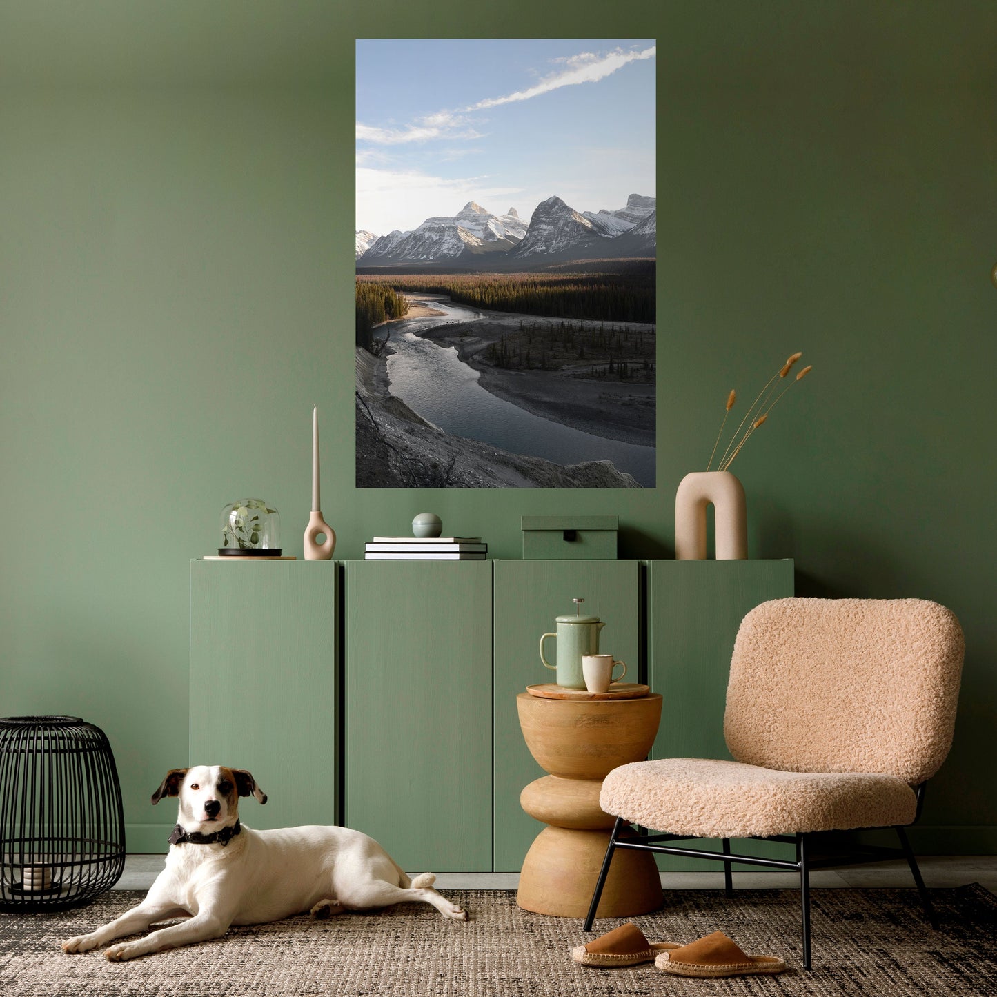 ECHI DELLO SPLENDORE DELLA NATURA Poster verticale staccabile e attaccabile