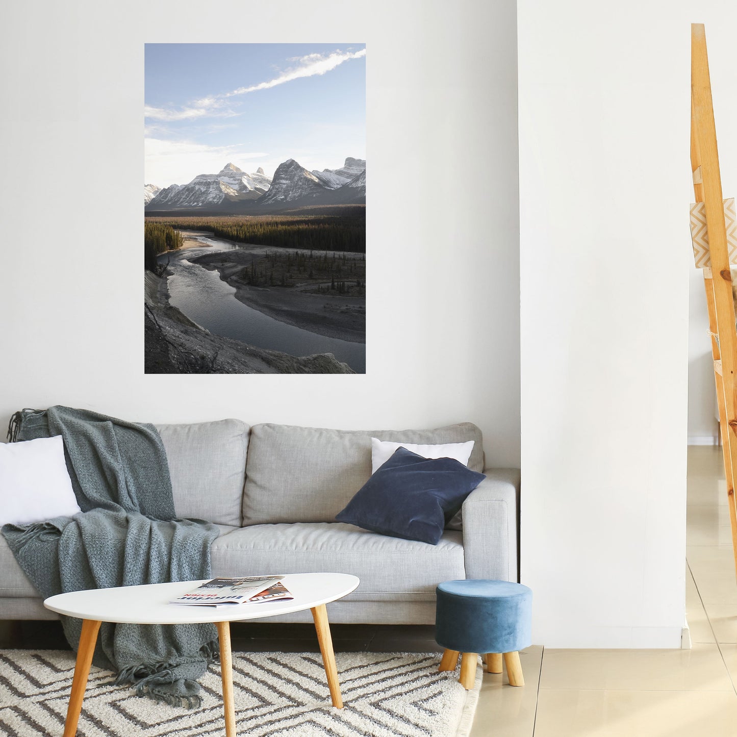 ECHI DELLO SPLENDORE DELLA NATURA Poster verticale staccabile e attaccabile