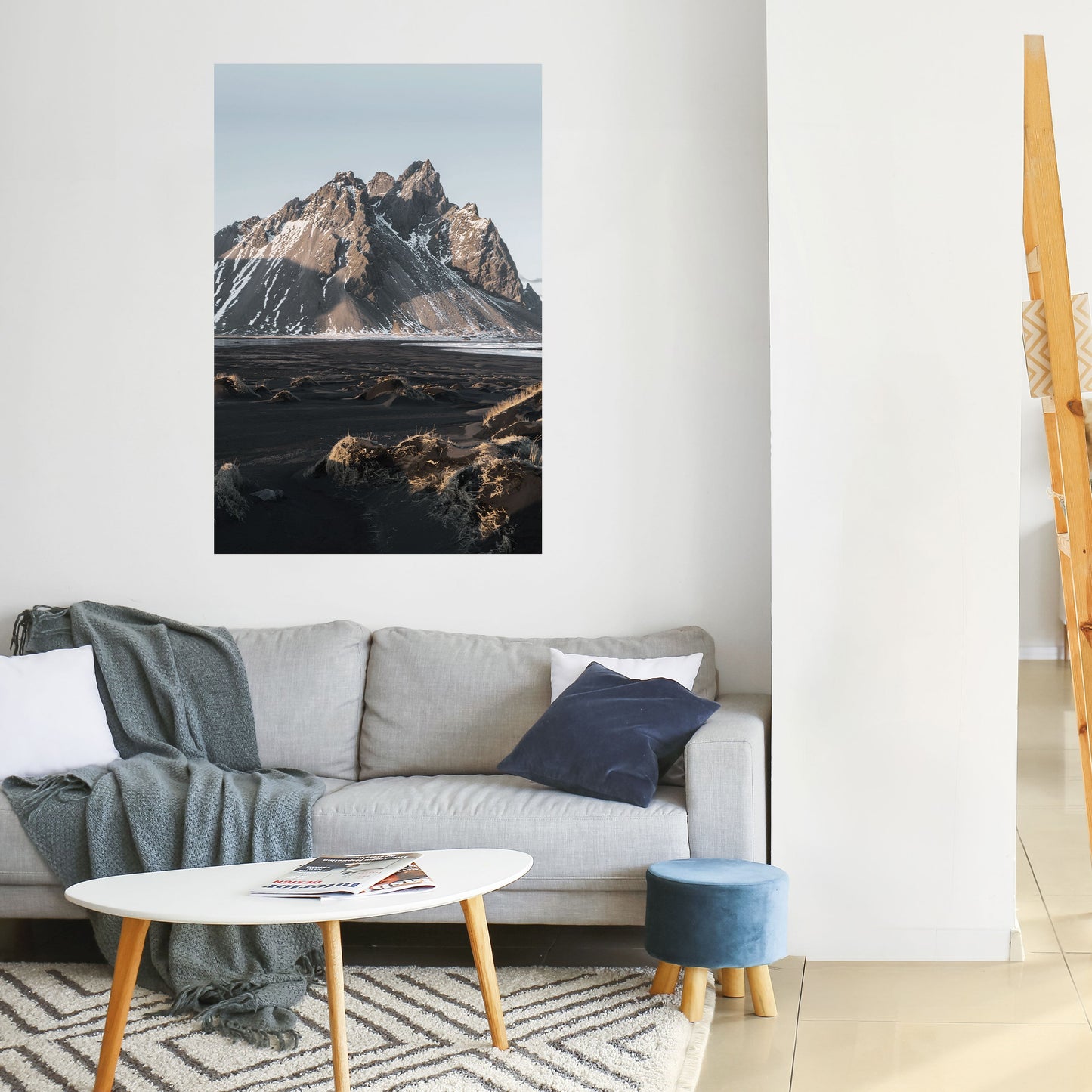 ECHI DI ALTEZZE SENZA TEMPO Poster verticale staccabile e attaccabile