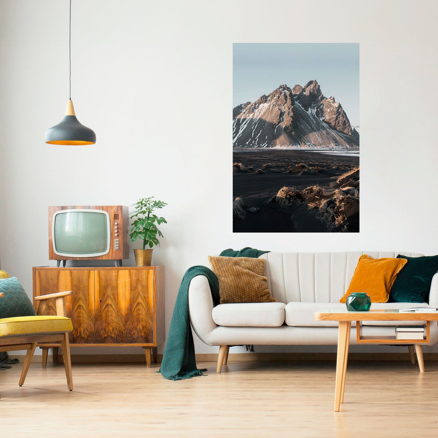ECHI DI ALTEZZE SENZA TEMPO Poster verticale staccabile e attaccabile