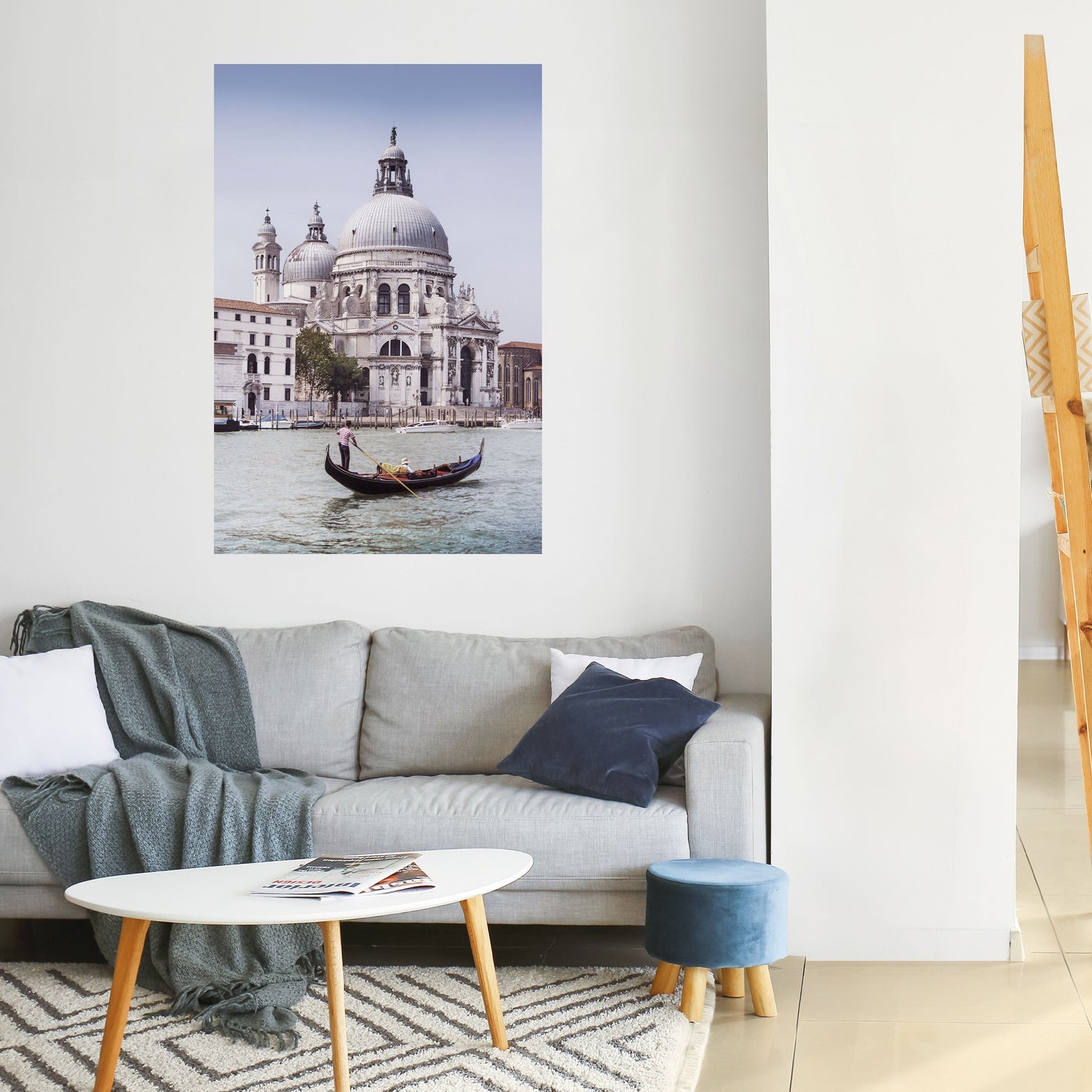 GONDOLA SERENATA Poster verticale staccabile e attaccabile