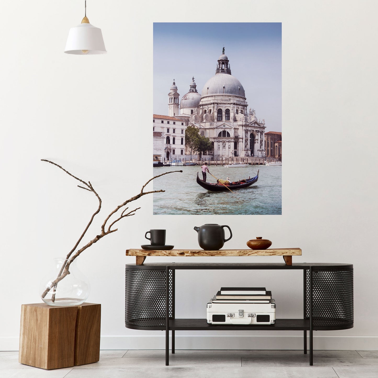 GONDOLA SERENATA Poster verticale staccabile e attaccabile