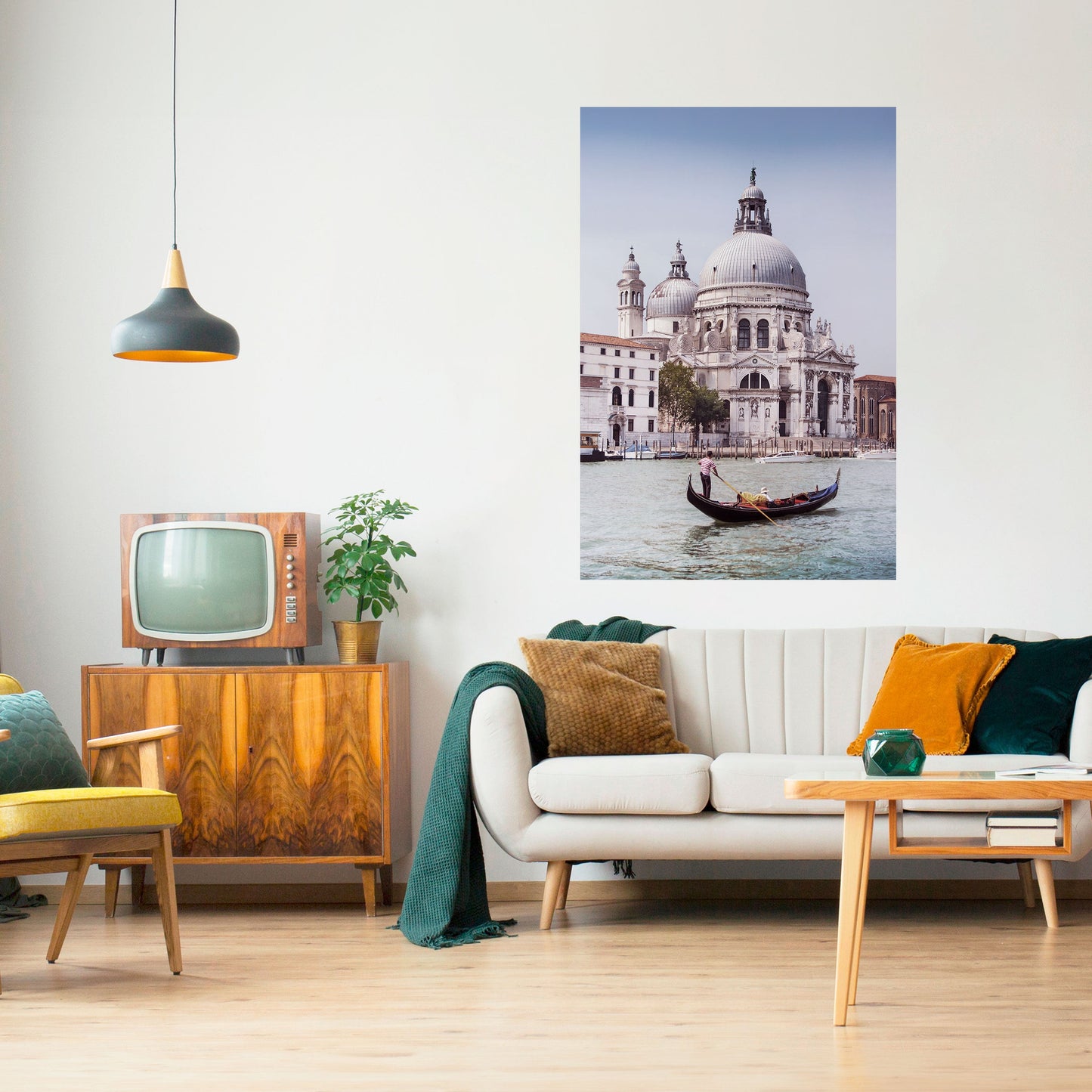 GONDOLA SERENATA Poster verticale staccabile e attaccabile