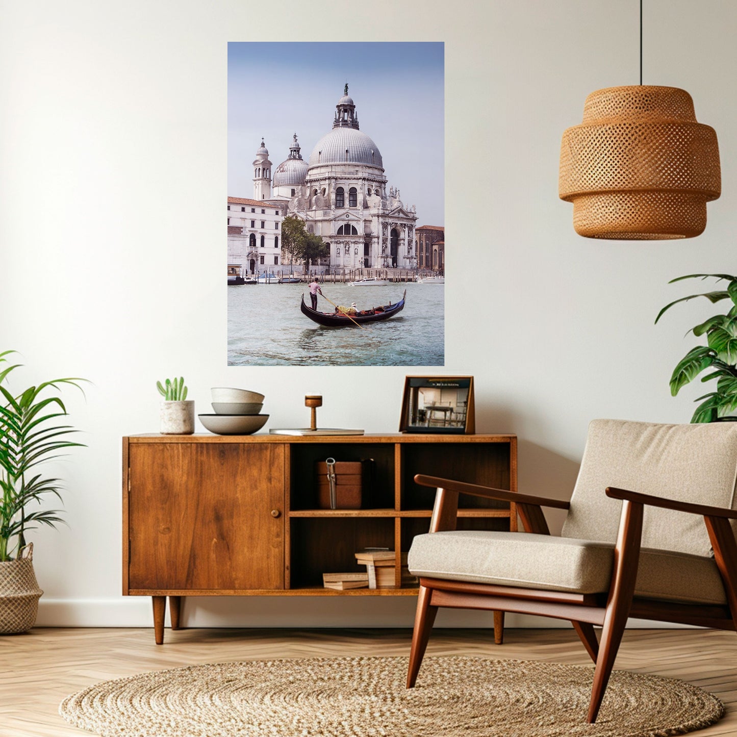 GONDOLA SERENATA Poster verticale staccabile e attaccabile