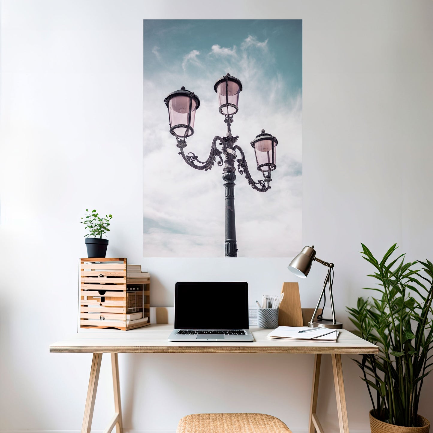 Poster verticale staccabile e attaccabile SUSSURRI DI LUCE