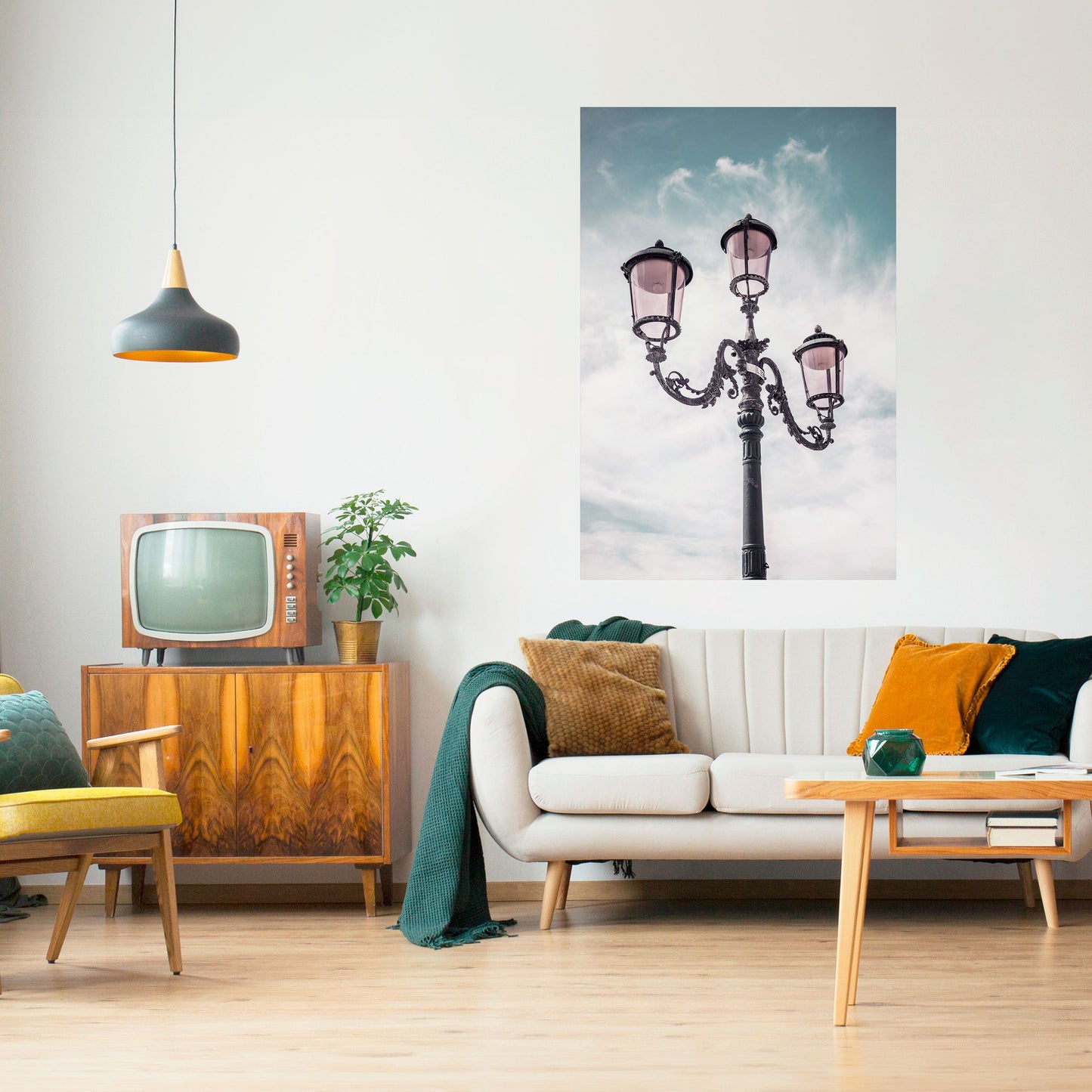 Poster verticale staccabile e attaccabile SUSSURRI DI LUCE