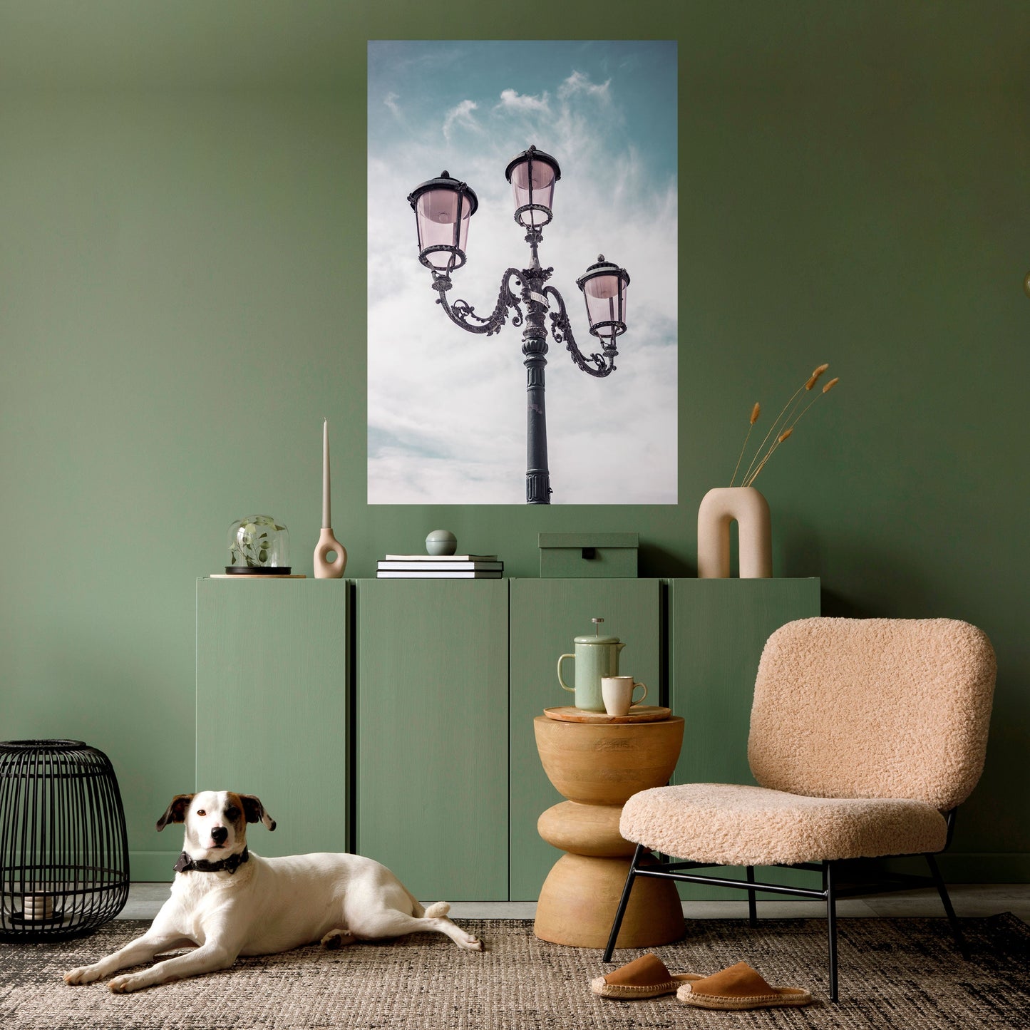Poster verticale staccabile e attaccabile SUSSURRI DI LUCE