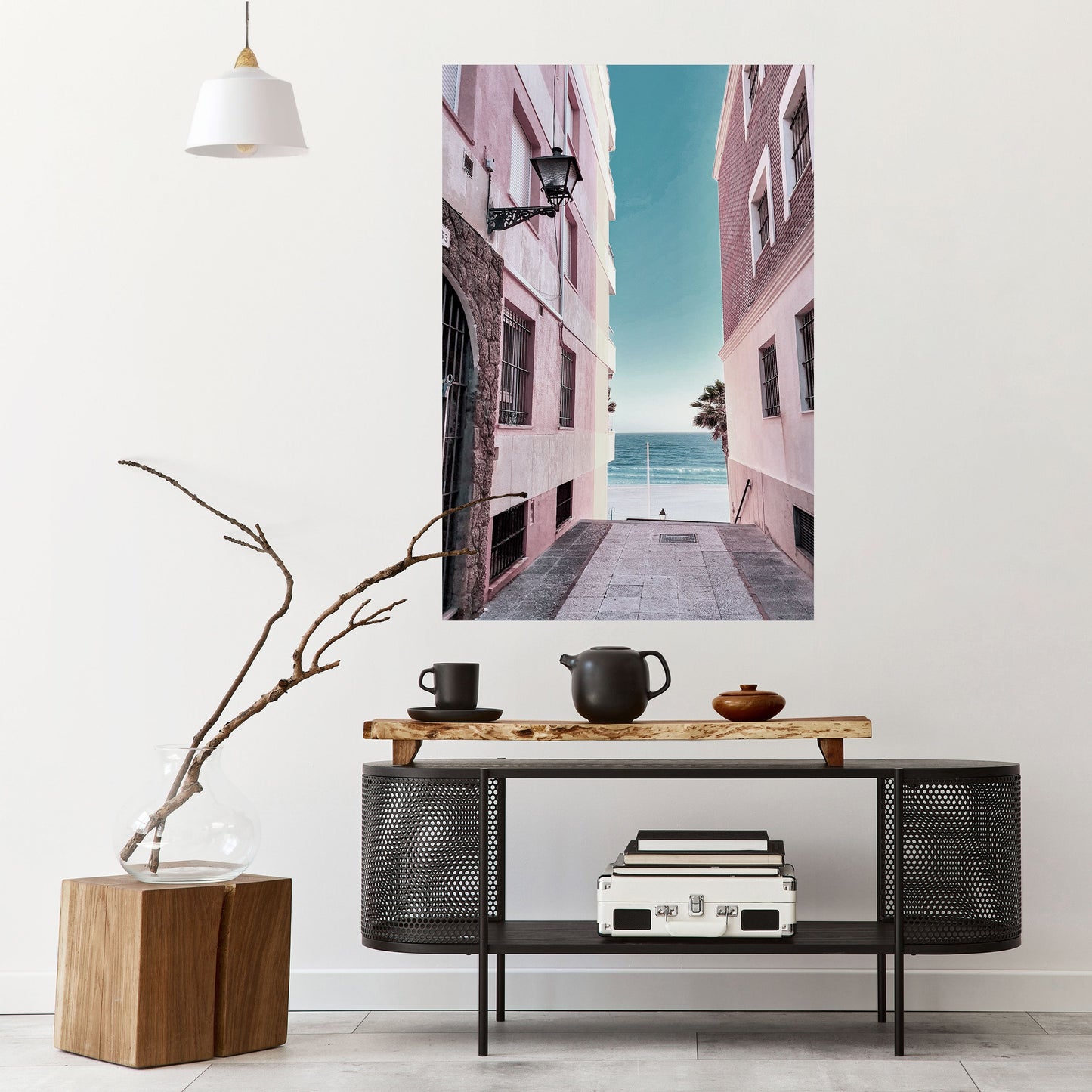 Poster verticale staccabile e attaccabile OCEAN'S WHISPER PATH