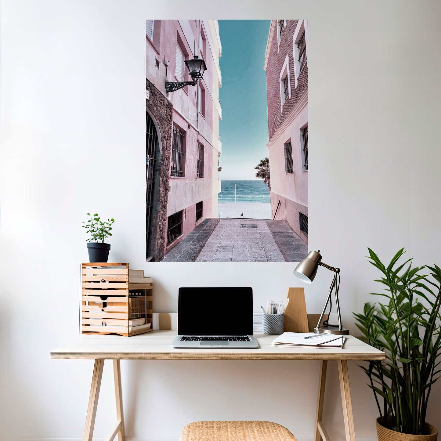 Poster verticale staccabile e attaccabile OCEAN'S WHISPER PATH