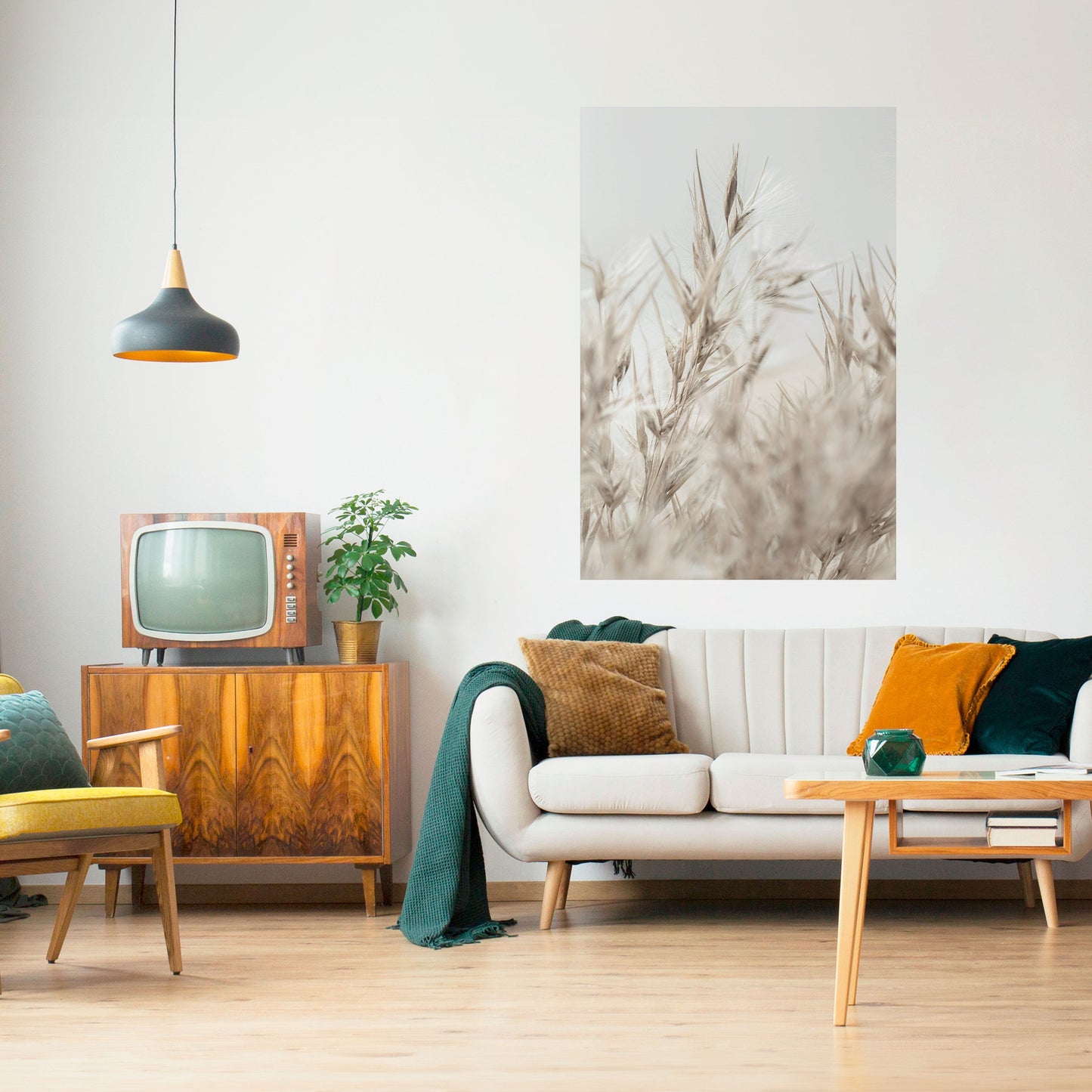 Poster verticale staccabile e attaccabile TRANQUIL GRASSES