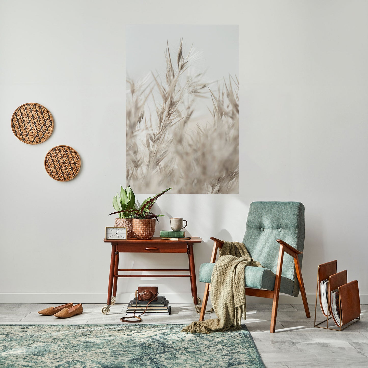 Poster verticale staccabile e attaccabile TRANQUIL GRASSES