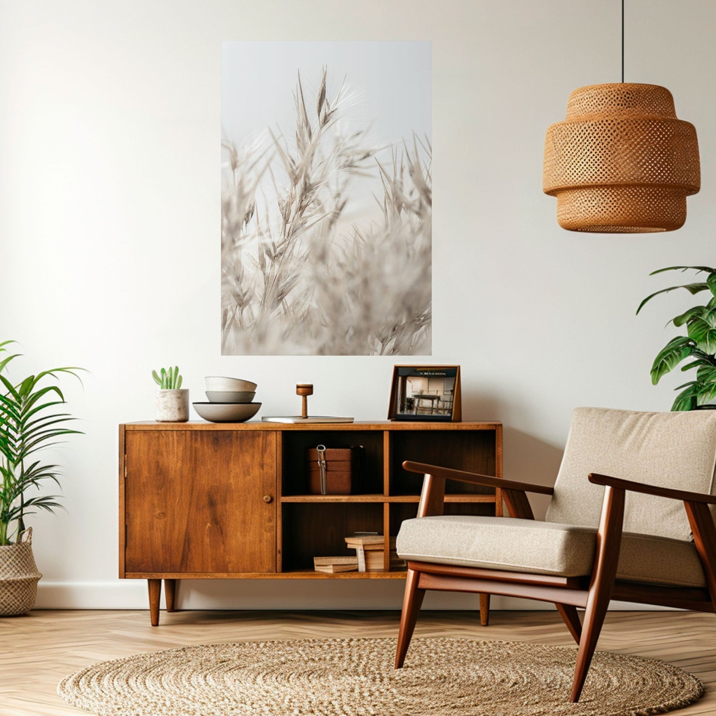 Poster verticale staccabile e attaccabile TRANQUIL GRASSES