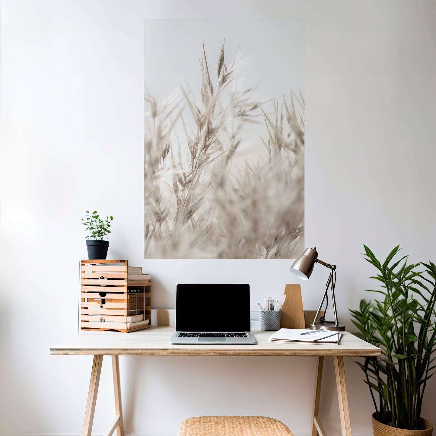 Poster verticale staccabile e attaccabile TRANQUIL GRASSES