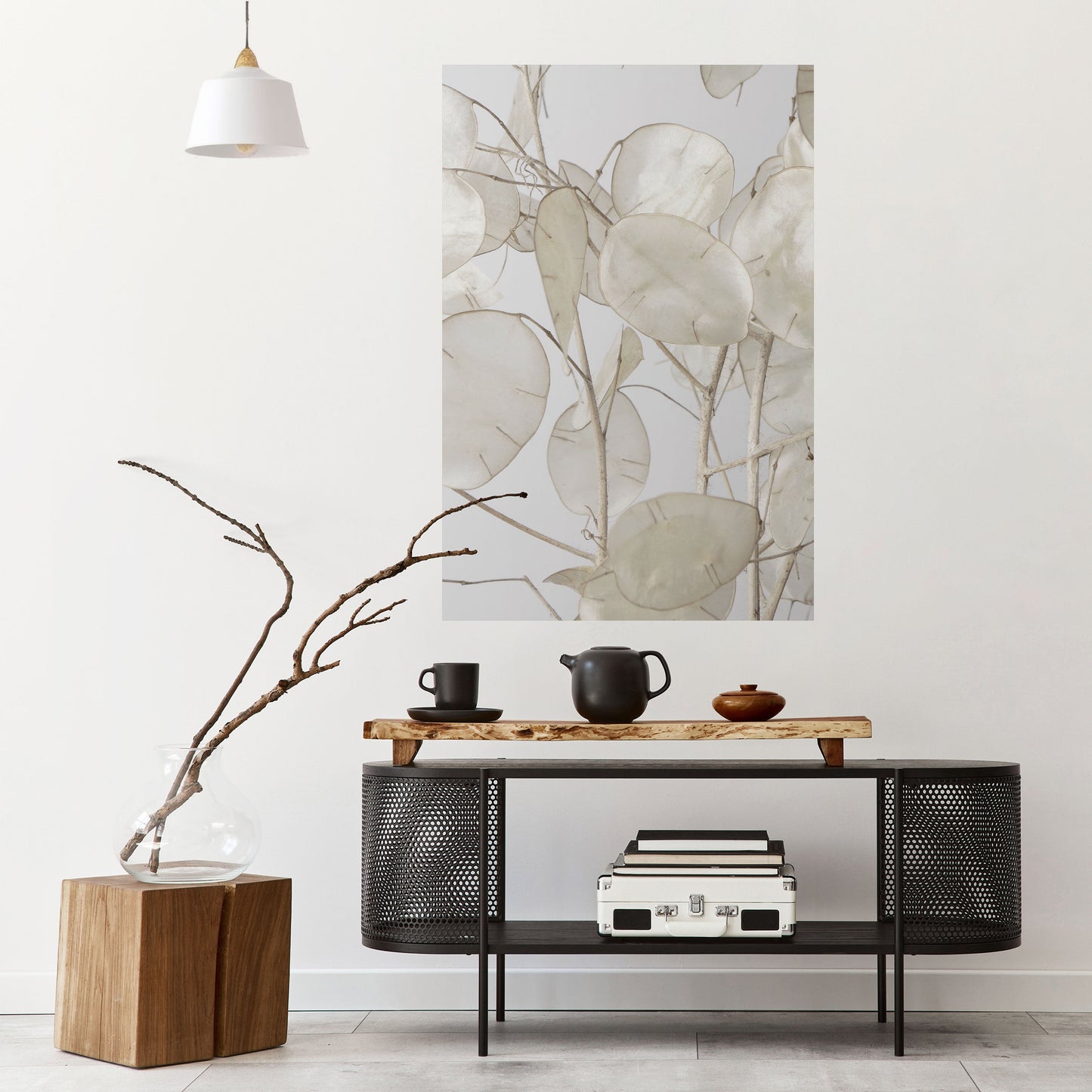 Poster verticale staccabile e attaccabile SILKY FOLIAGE WHISPERS